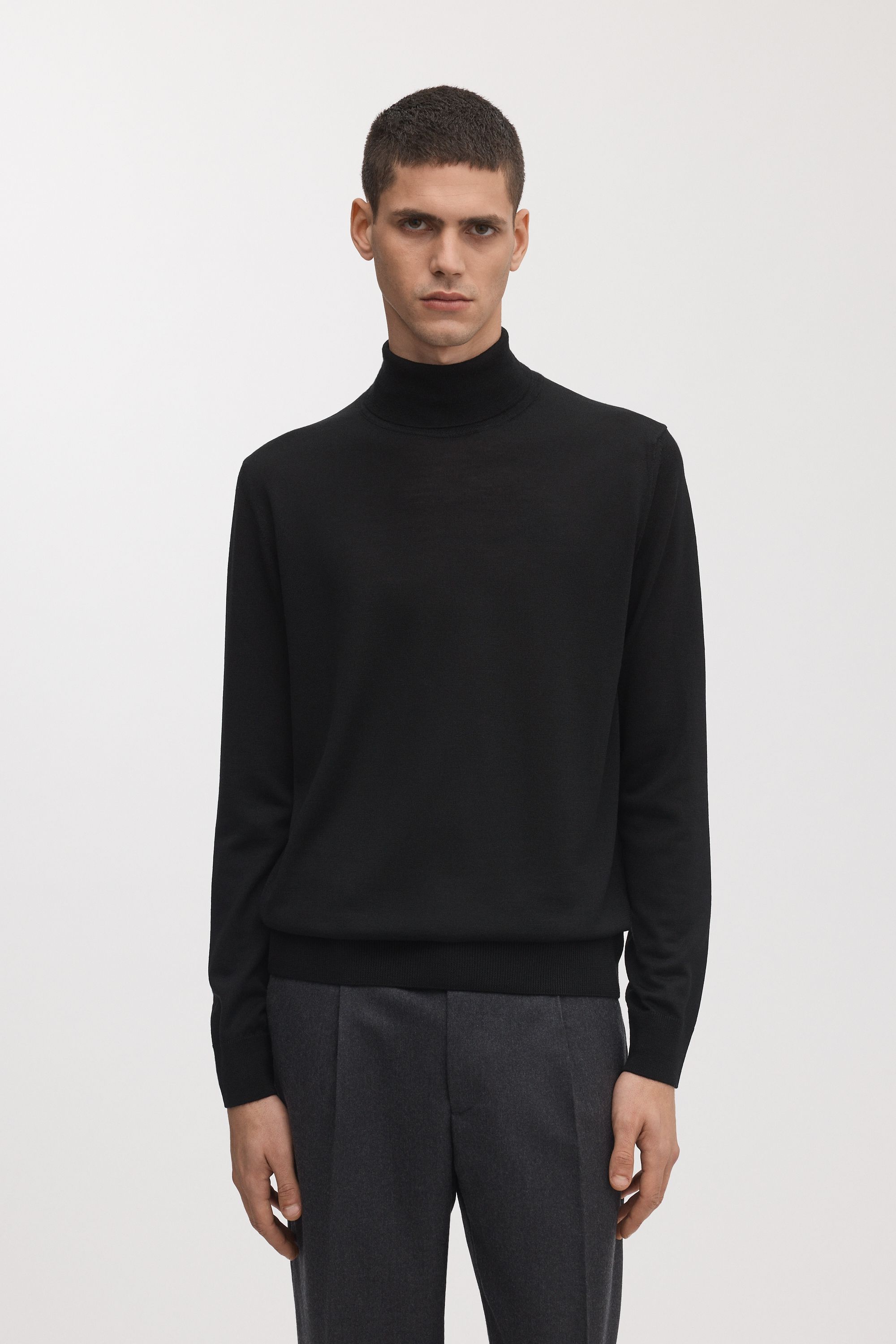 Image number 2 of The Merino Roll Neck
