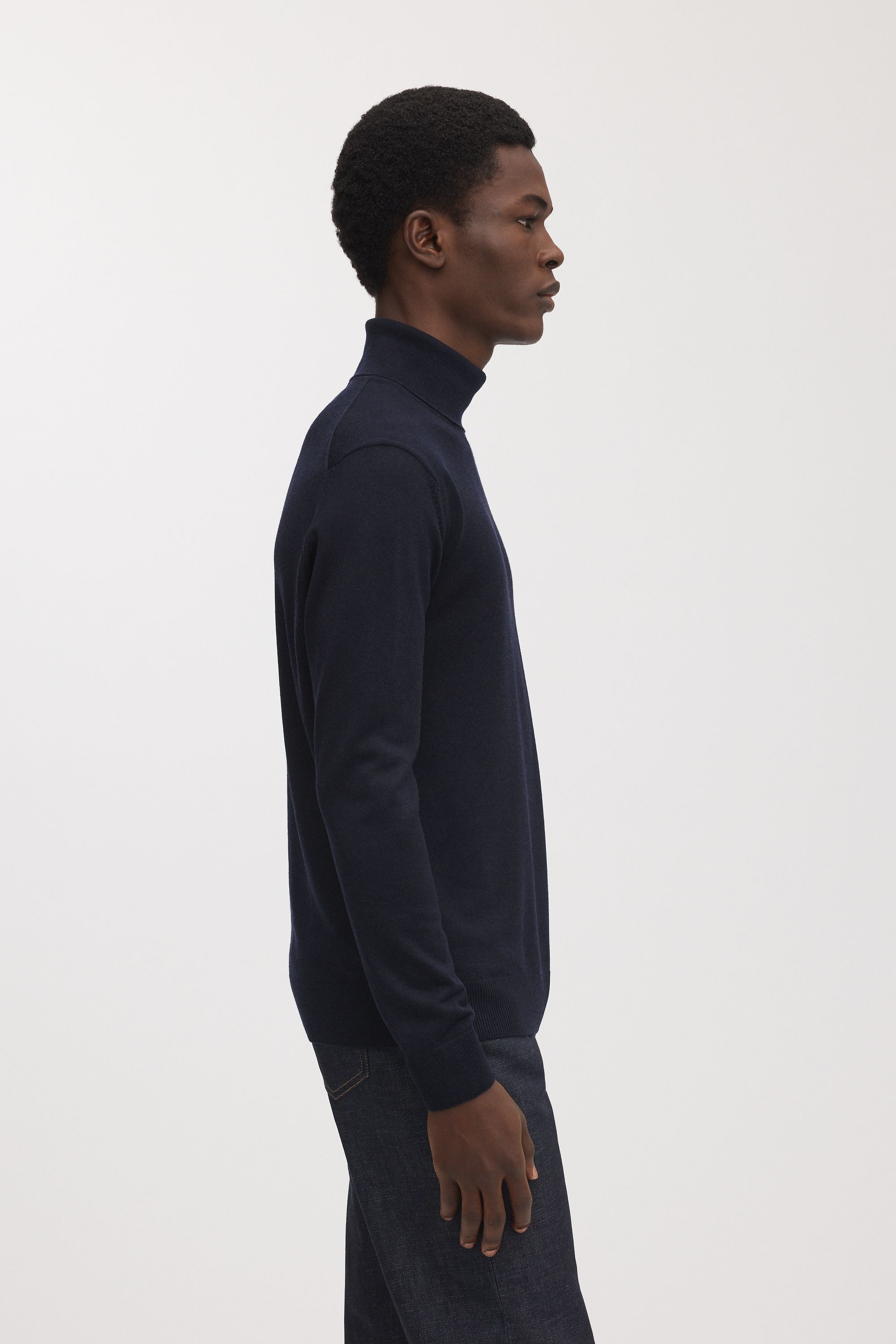 Image number 2 of The Merino Roll Neck
