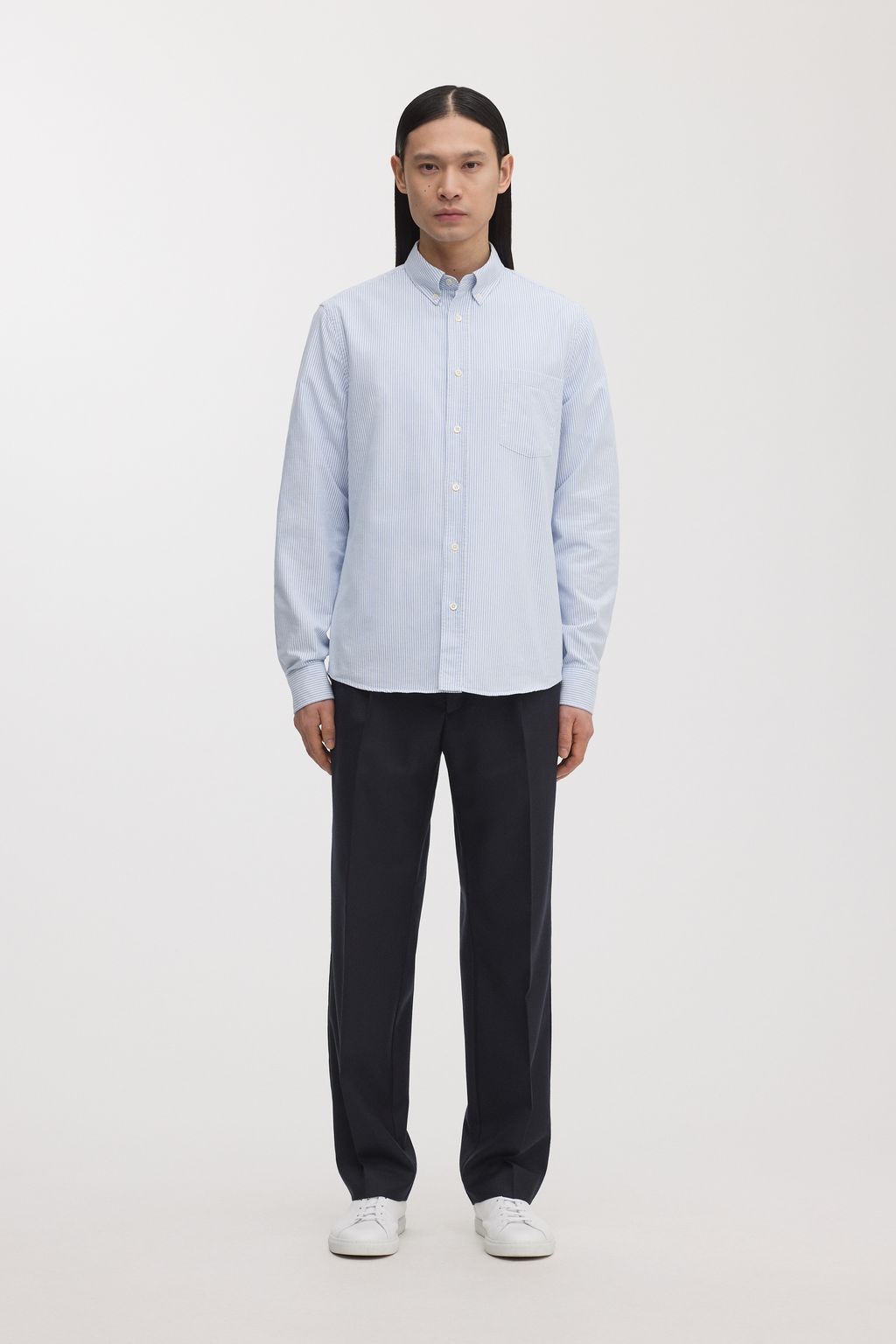 Weekend Oxford Standard Fit - Blue Stripe