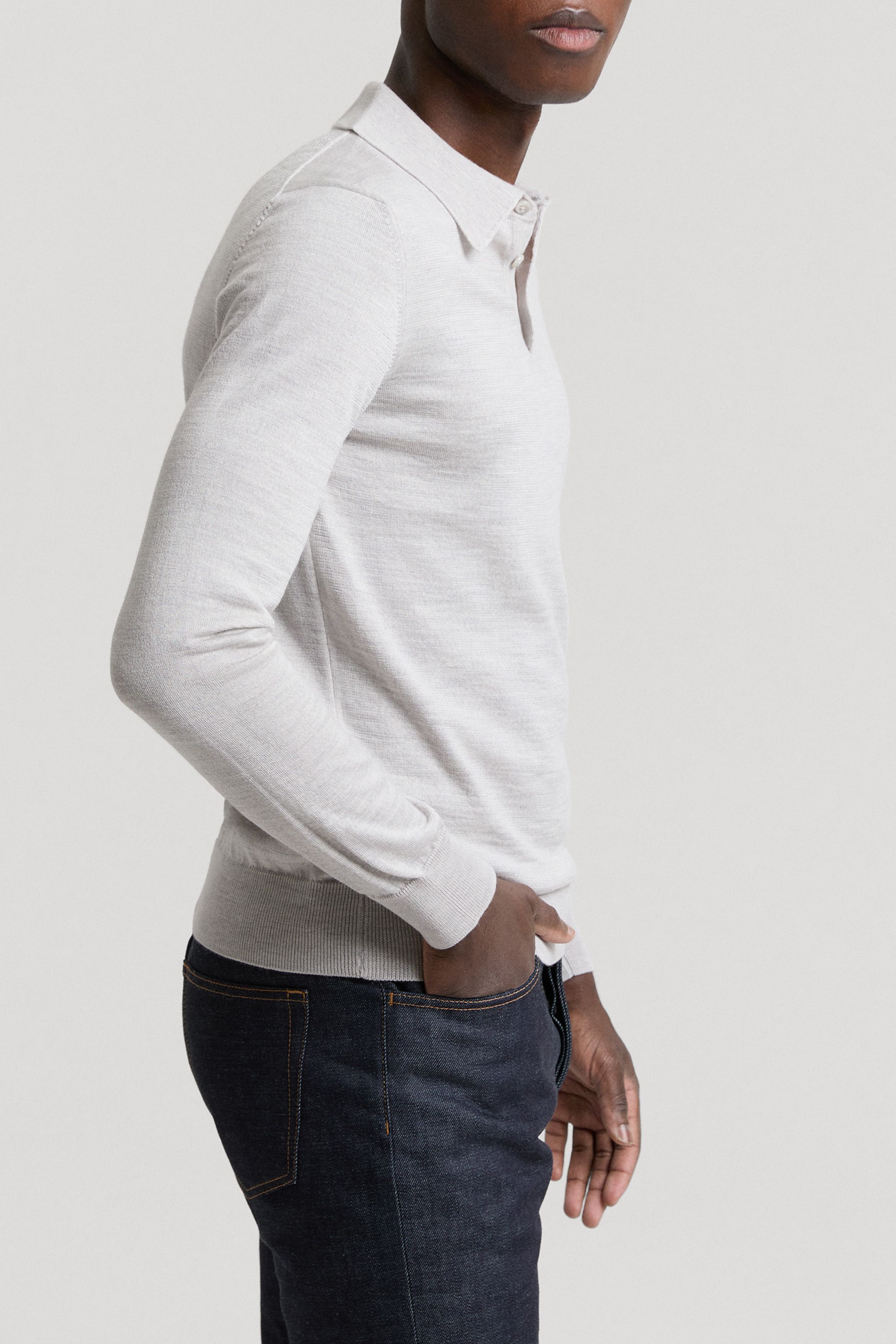 Image number 3 of The Merino Wool Polo - Archive