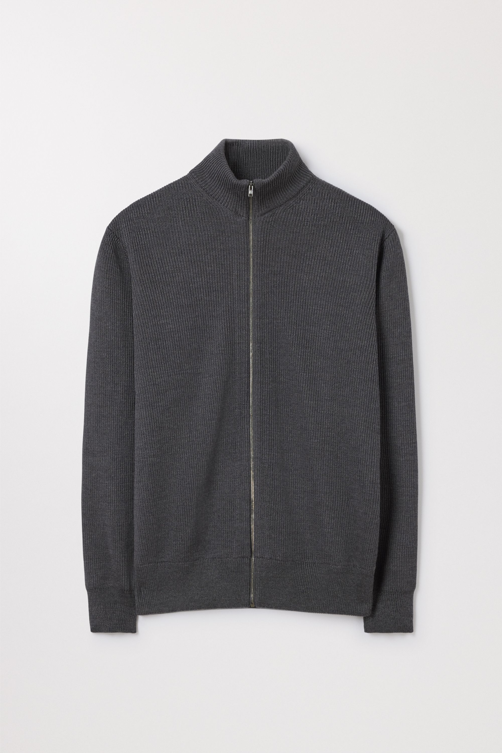Image number 4 of The Merino Zip Cardigan