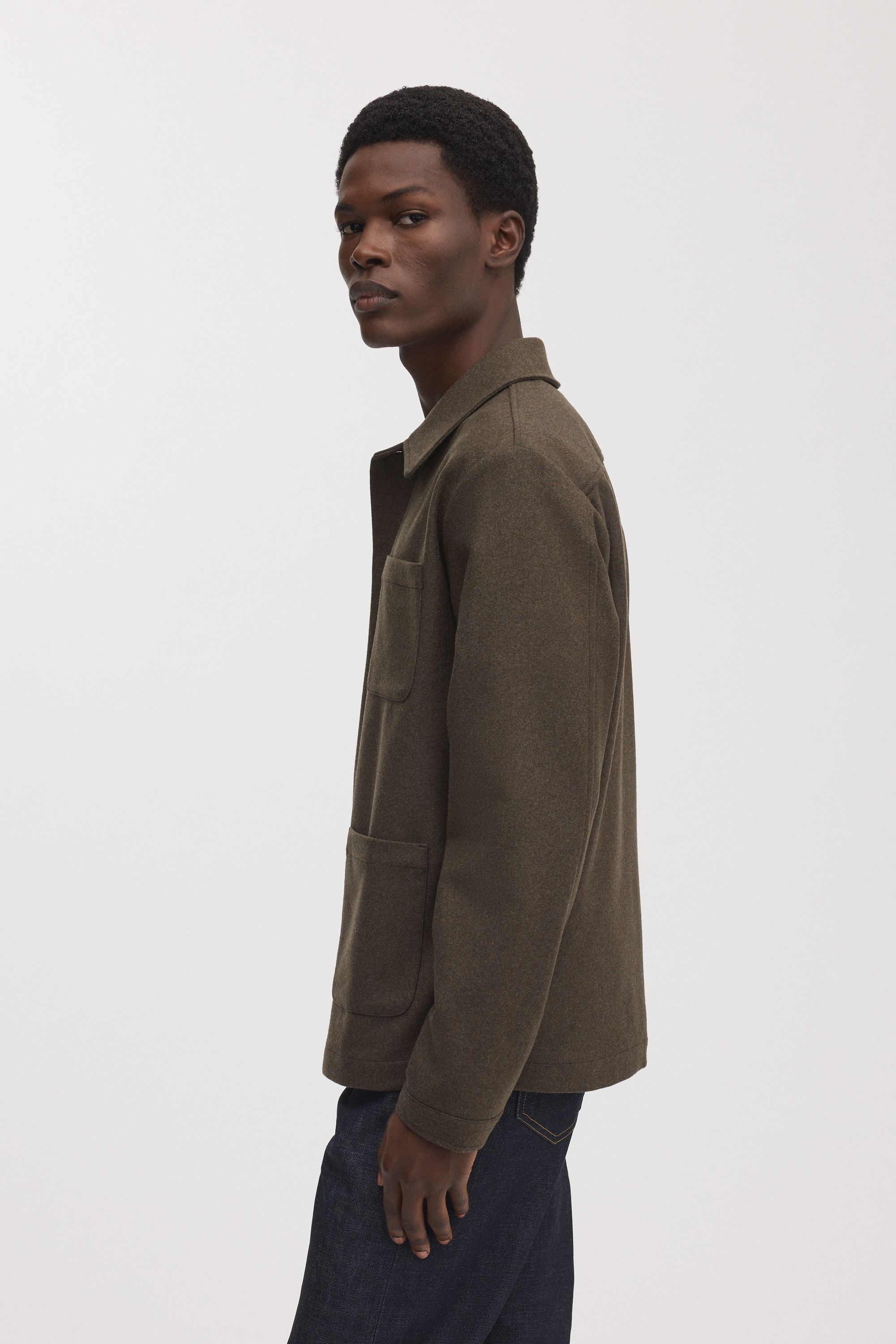 Image number 3 of The Wool Overshirt