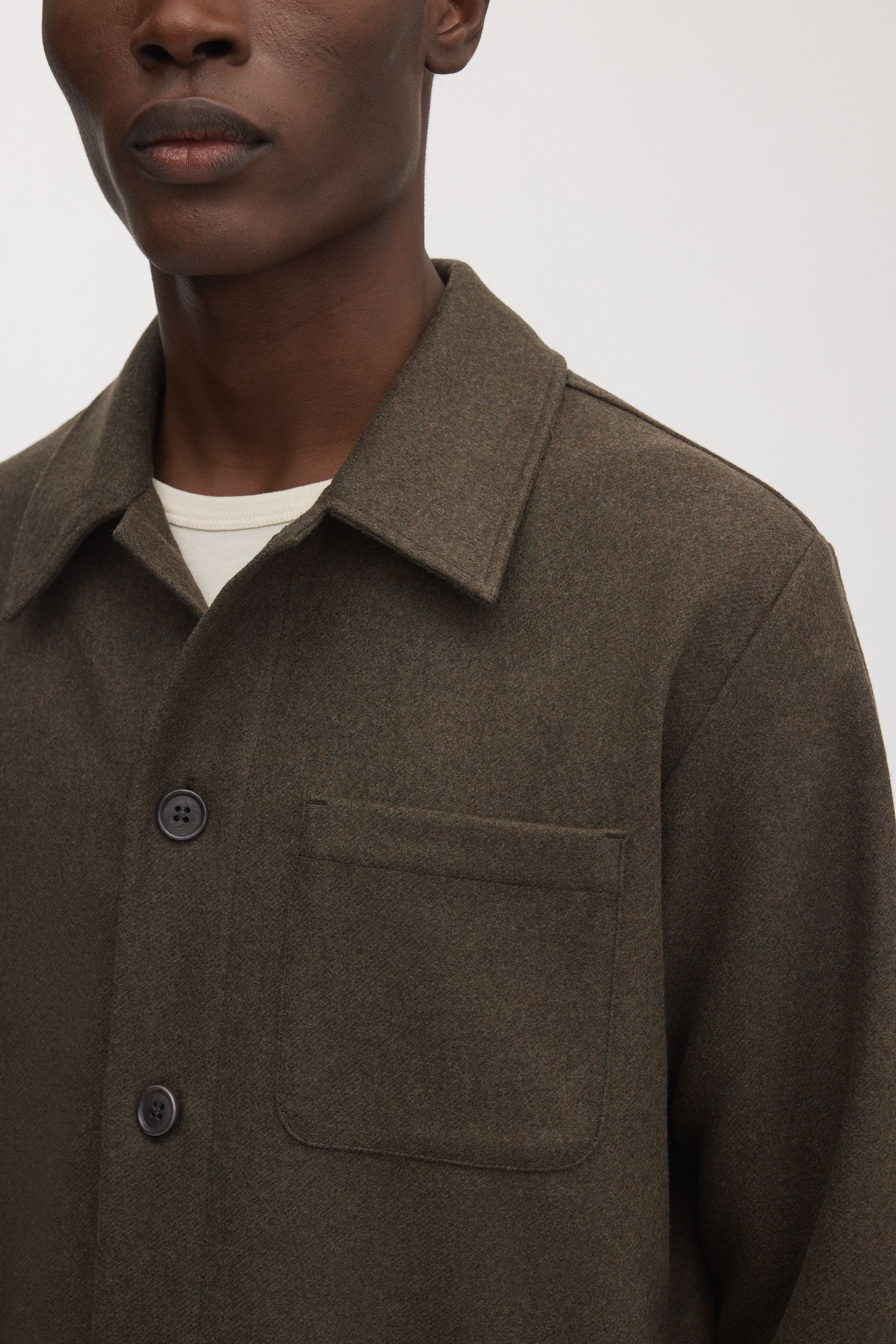 Image number 5 of The Wool Overshirt