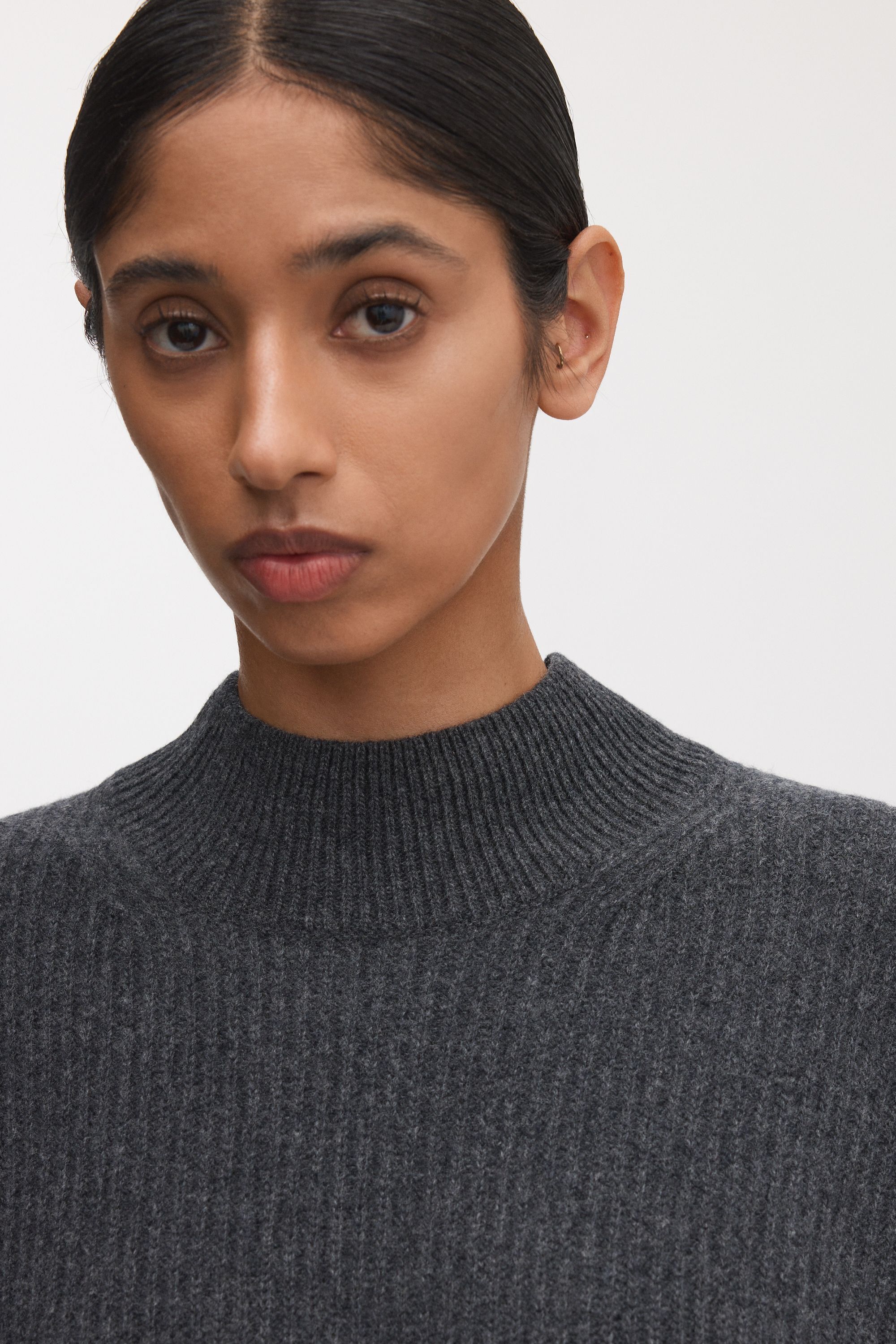 Image number 4 of The Mock Neck Sweater