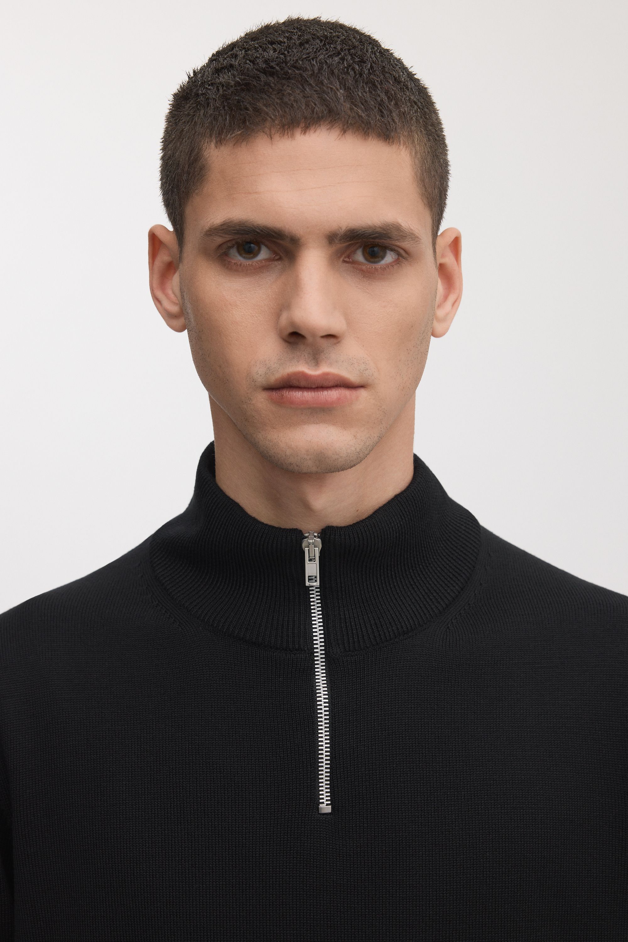 Image number 5 of The Merino Half Zip Sweater