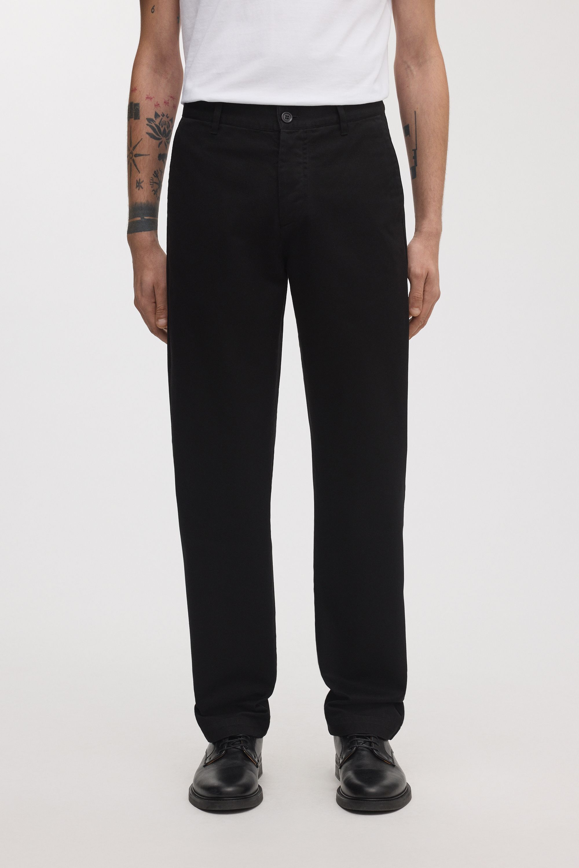 Dark Navy Regular Twill Chino | Straight Cut | Organic