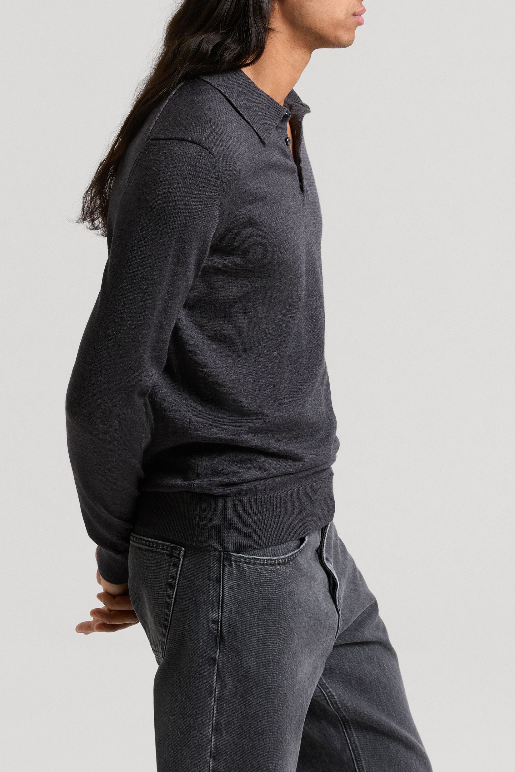 Image number 3 of The Merino Wool Polo - Archive