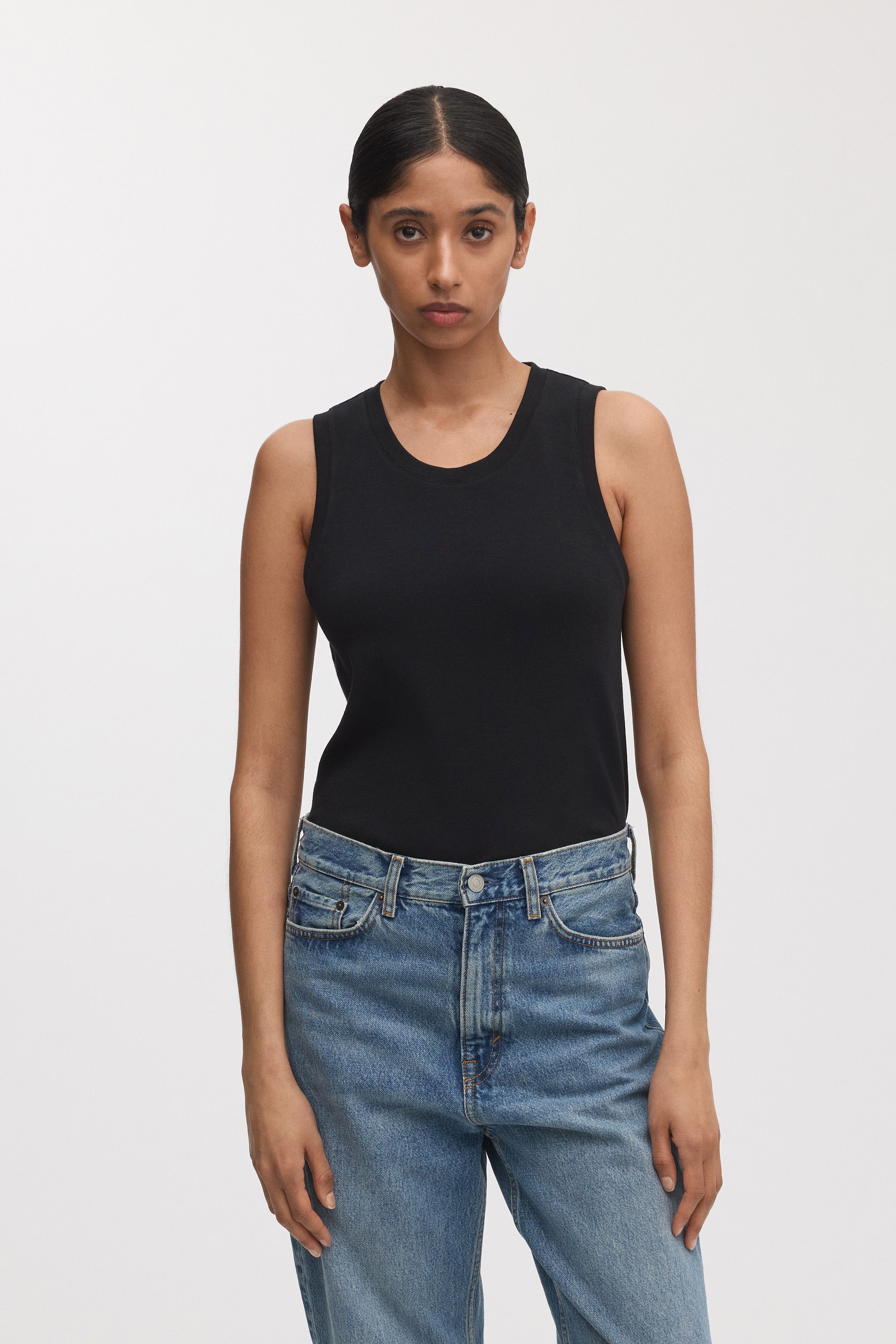 Black Tank Top | Organic Cotton | Asket
