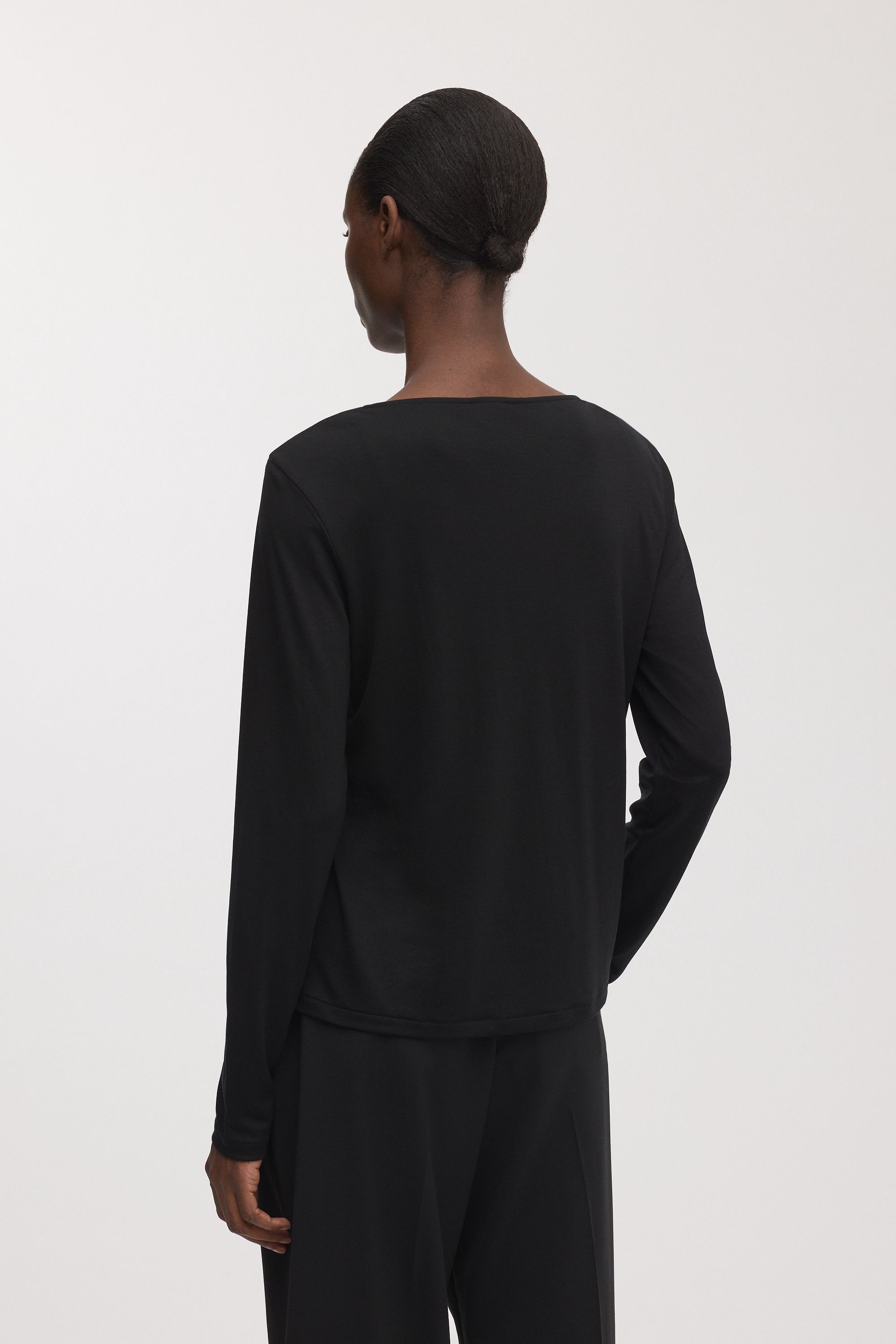 Image number 4 of The Long Sleeve Scoop Neck Top