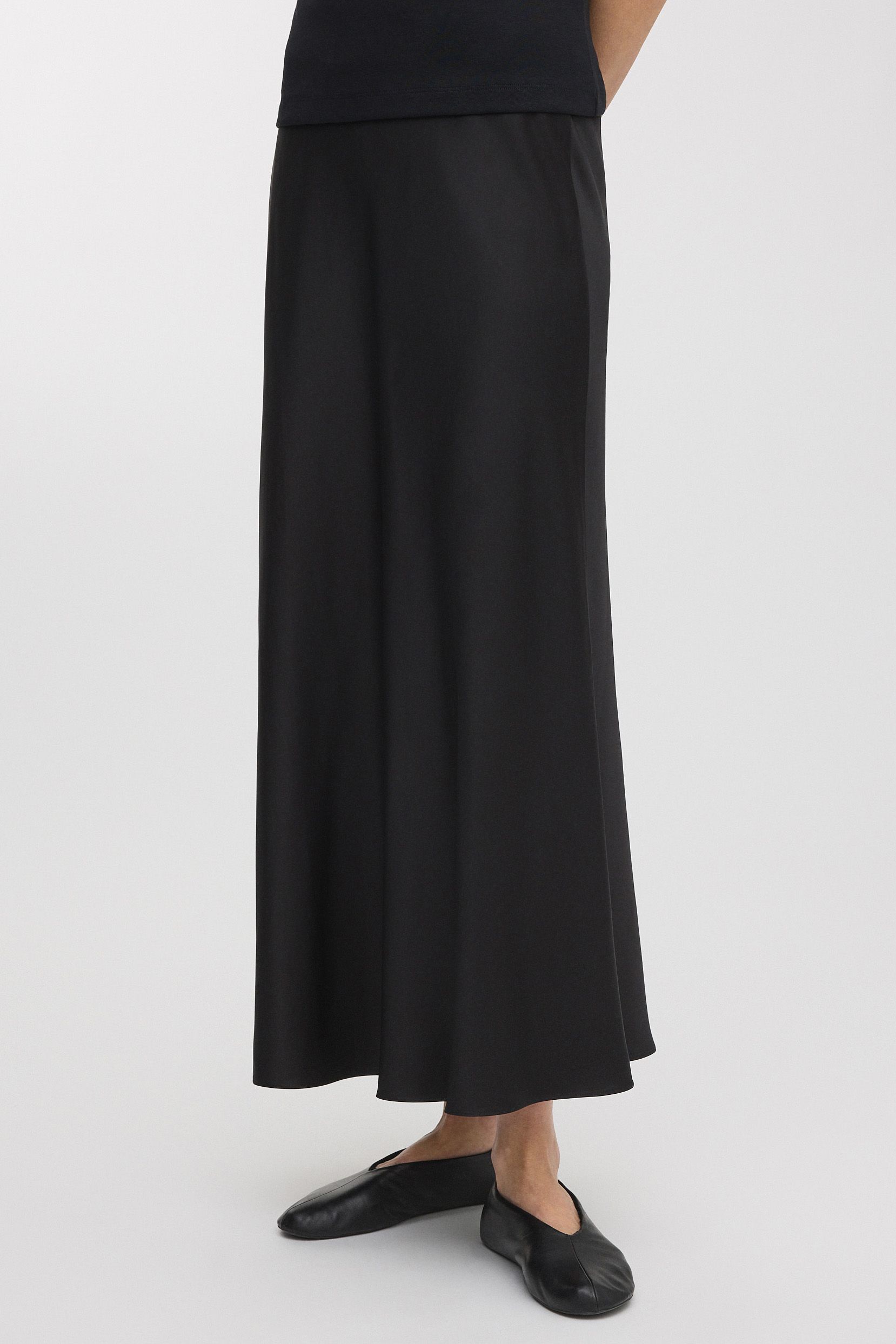 Bias cut for a graceful, fluid drape