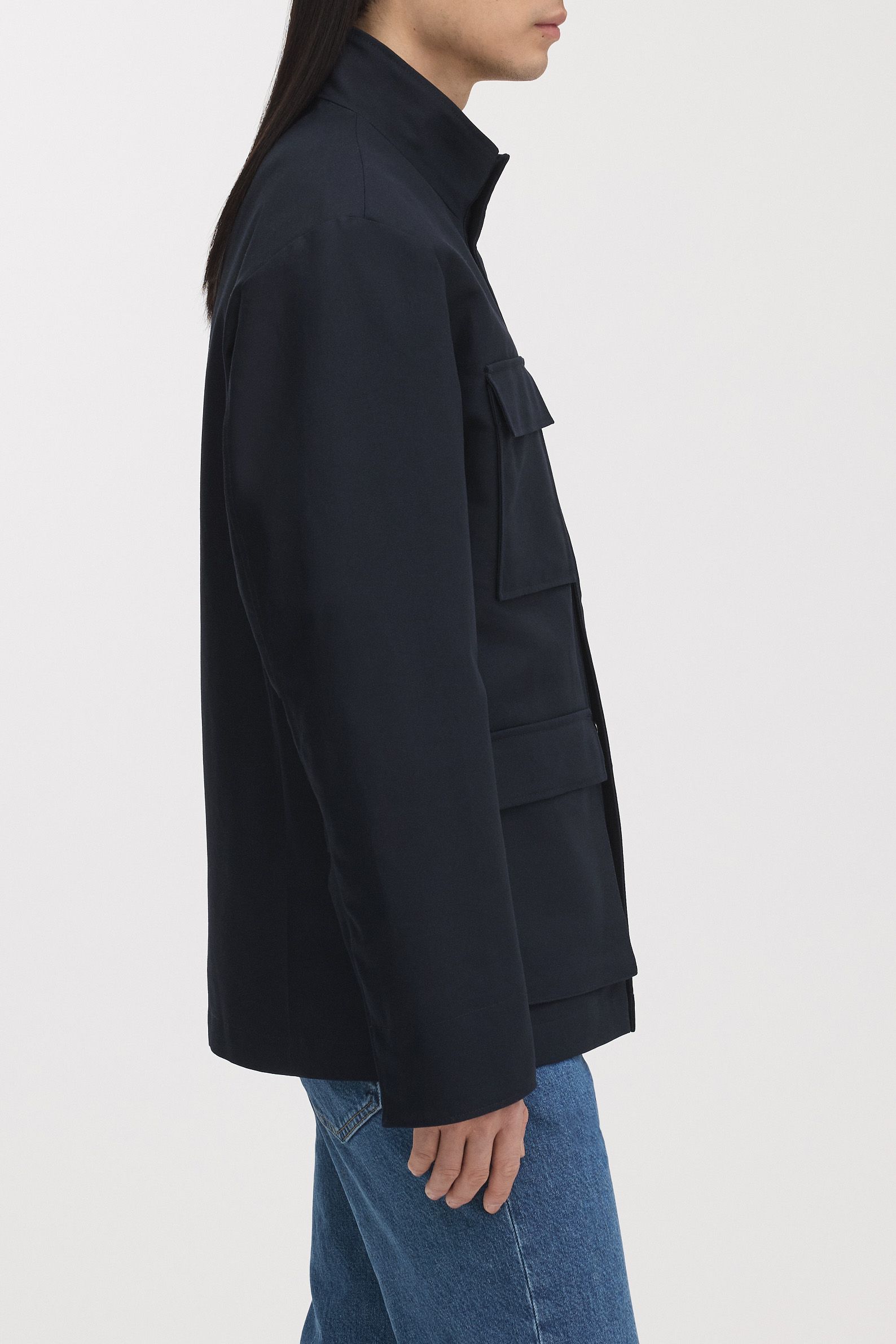 Dark Navy Field Jacket | Archive | Asket