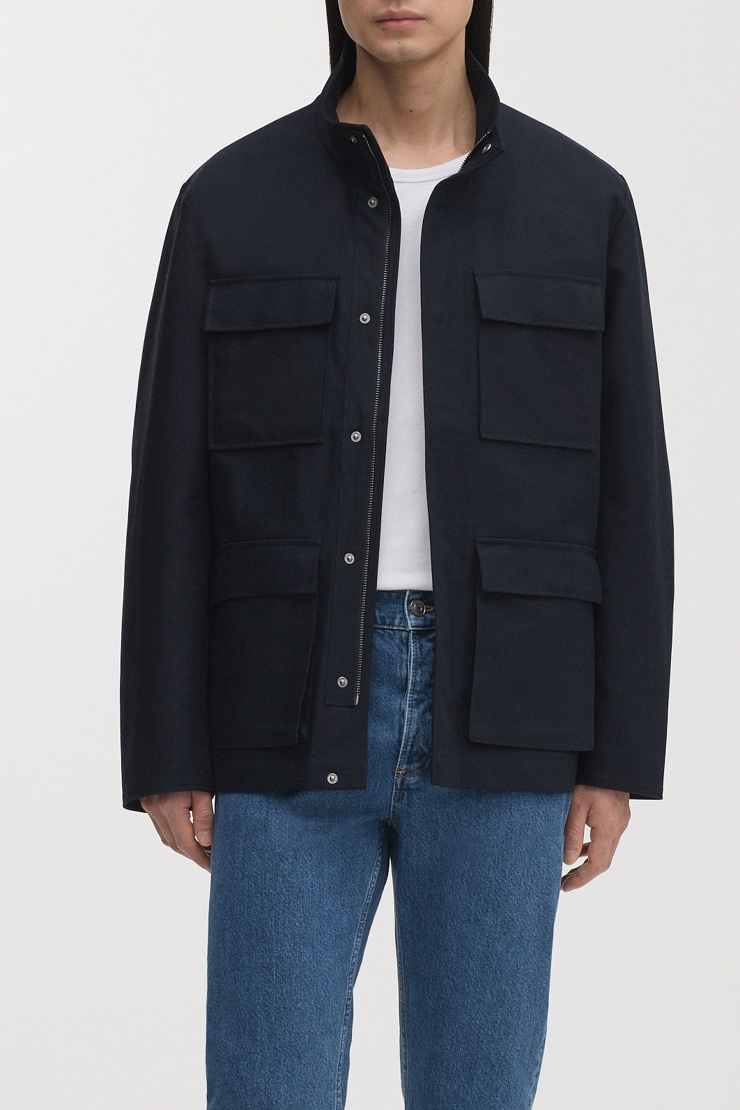 Dark Navy Field Jacket | Archive | Asket