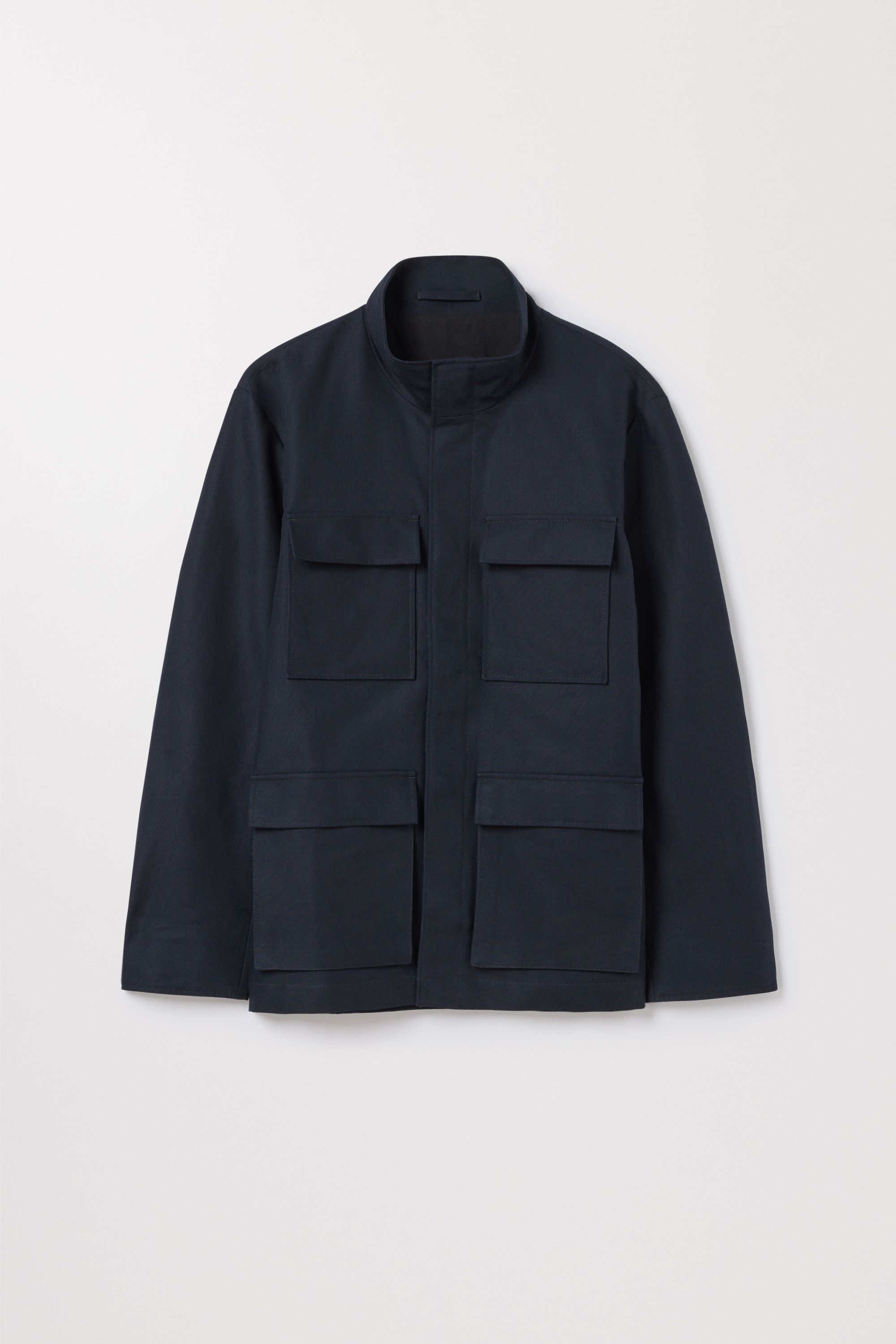 Dark Navy Wool Coat | Archive | Asket