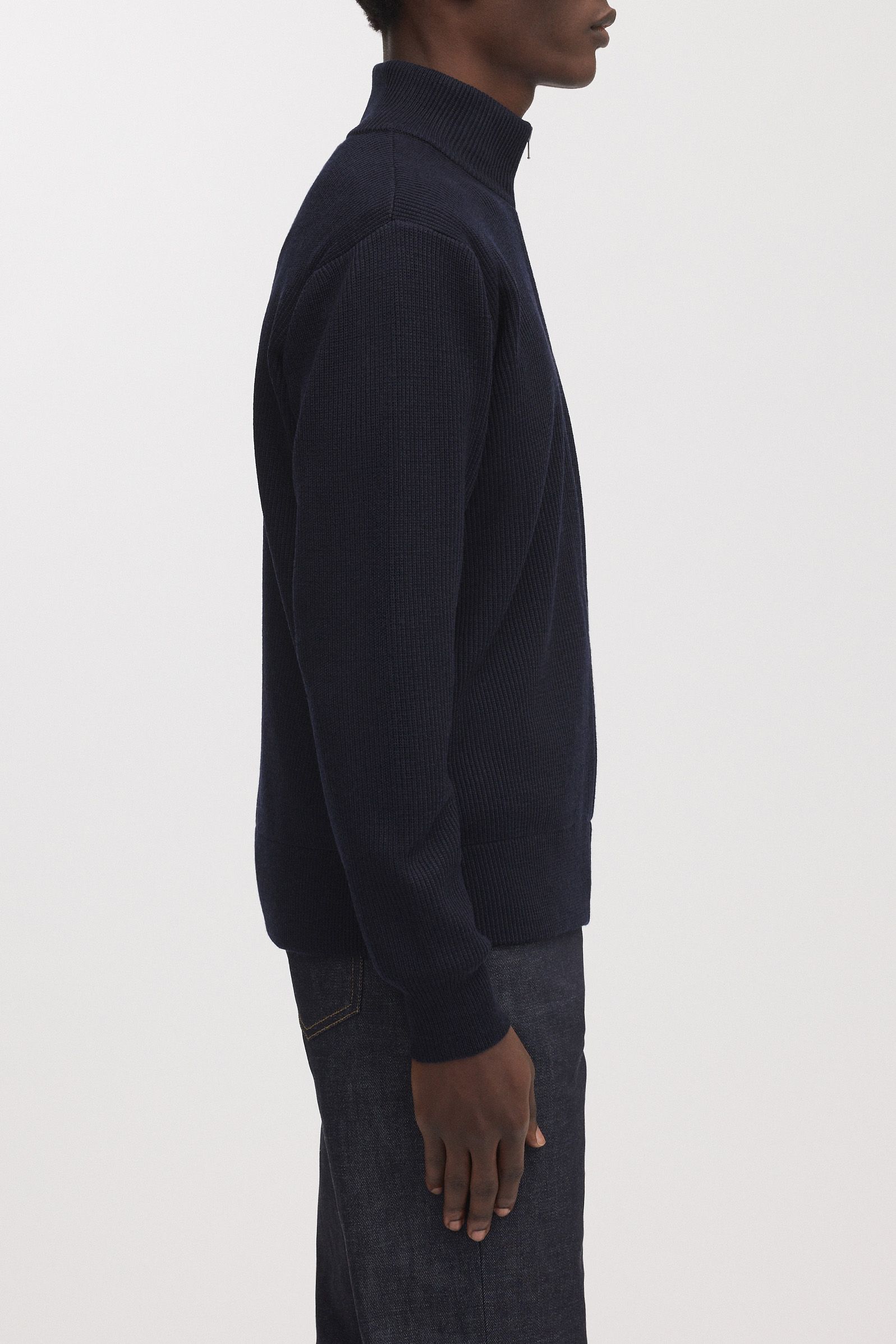 Image number 3 of The Merino Zip Cardigan v1.3 - Archive