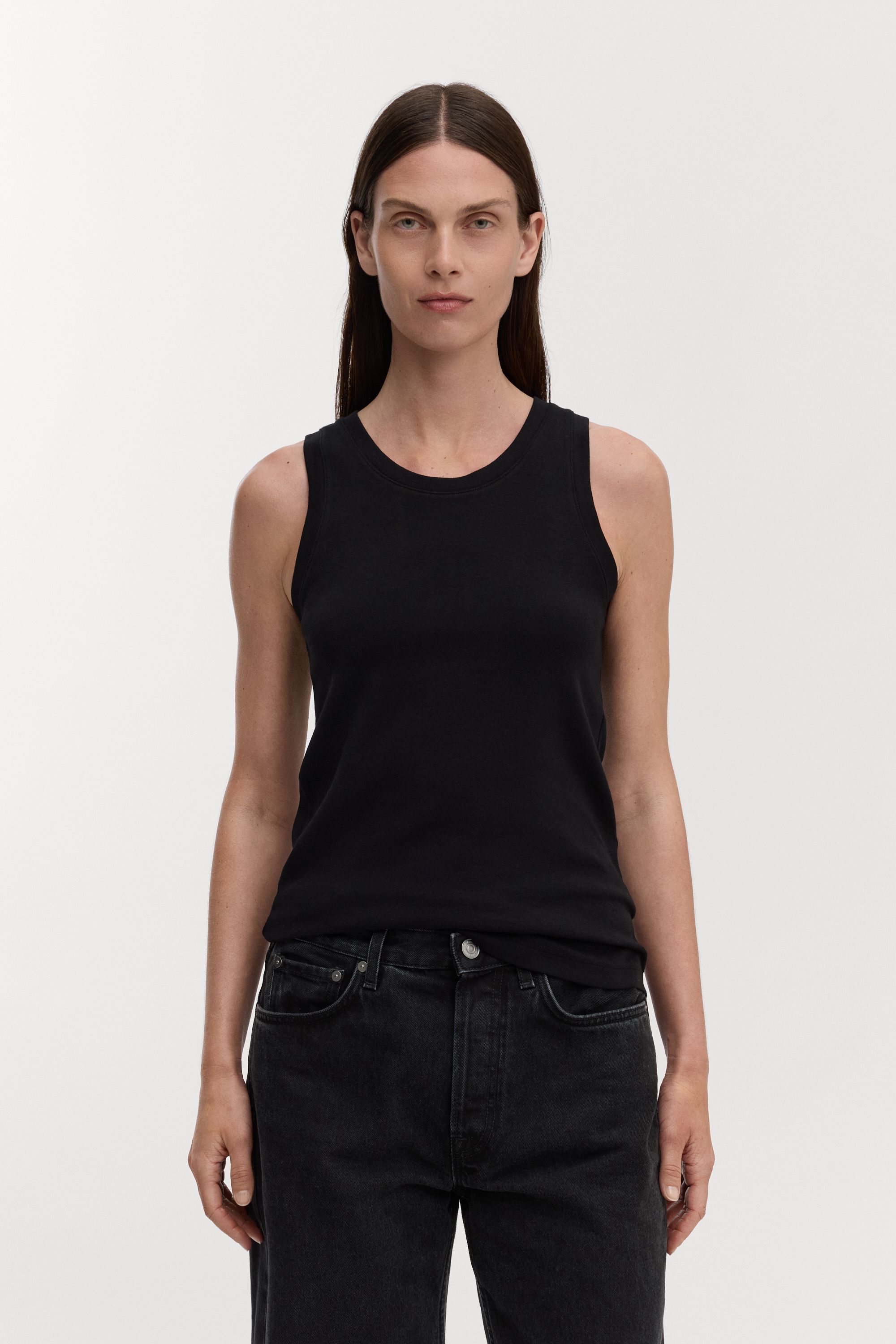 Black Tank Top | Organic Cotton | Asket