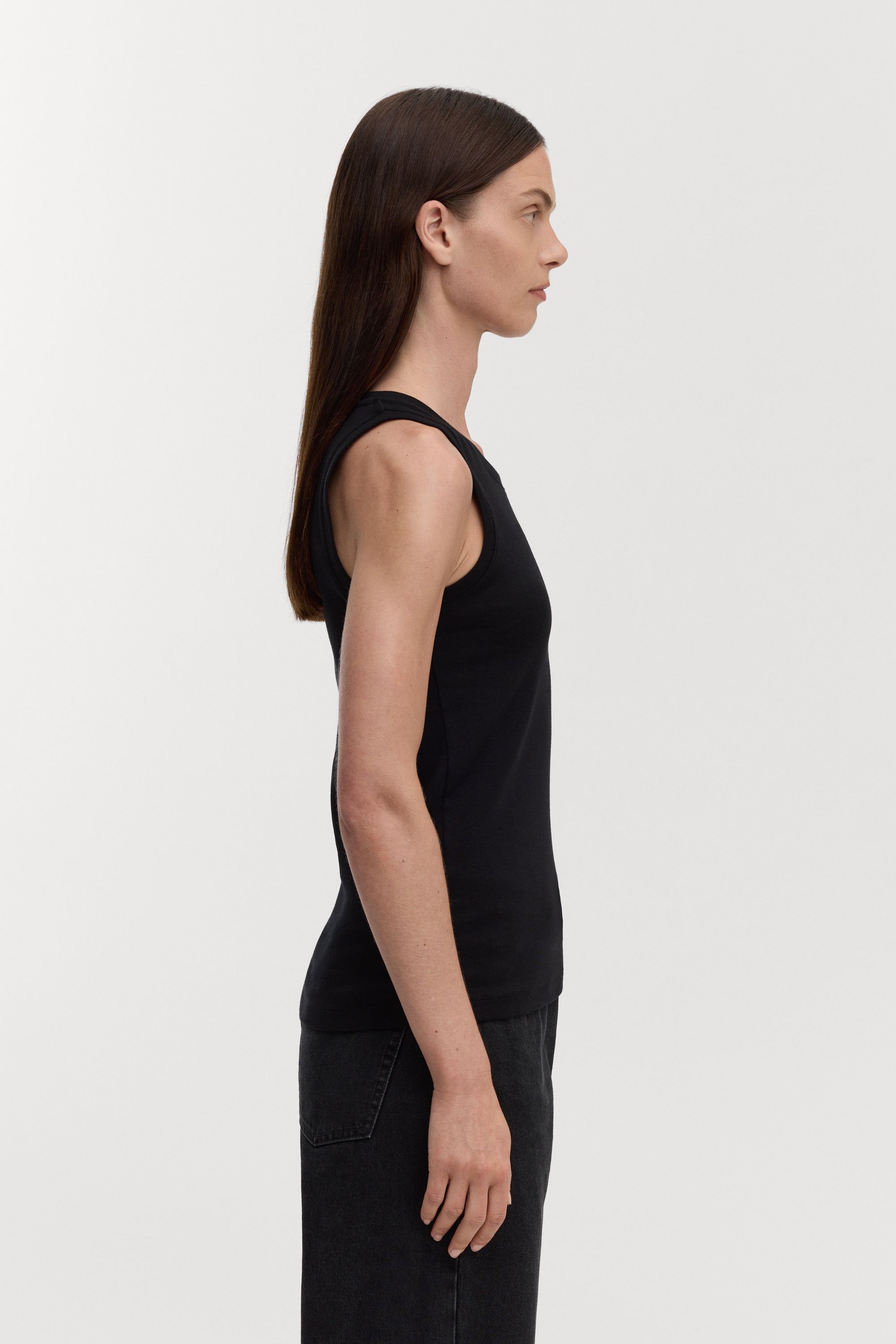 Black Tank Top | Organic Cotton | Asket