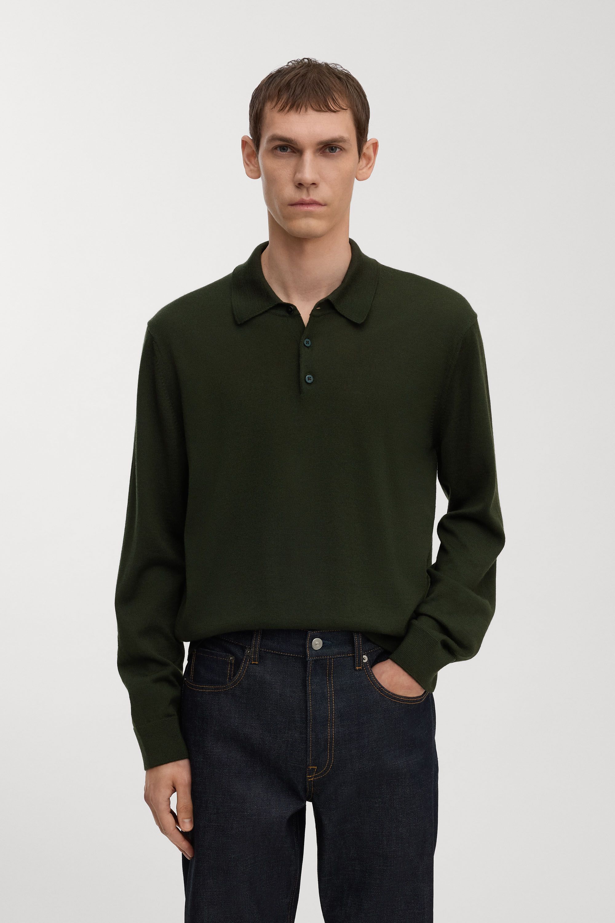 Image number 2 of The Merino Wool Polo - Coming Soon