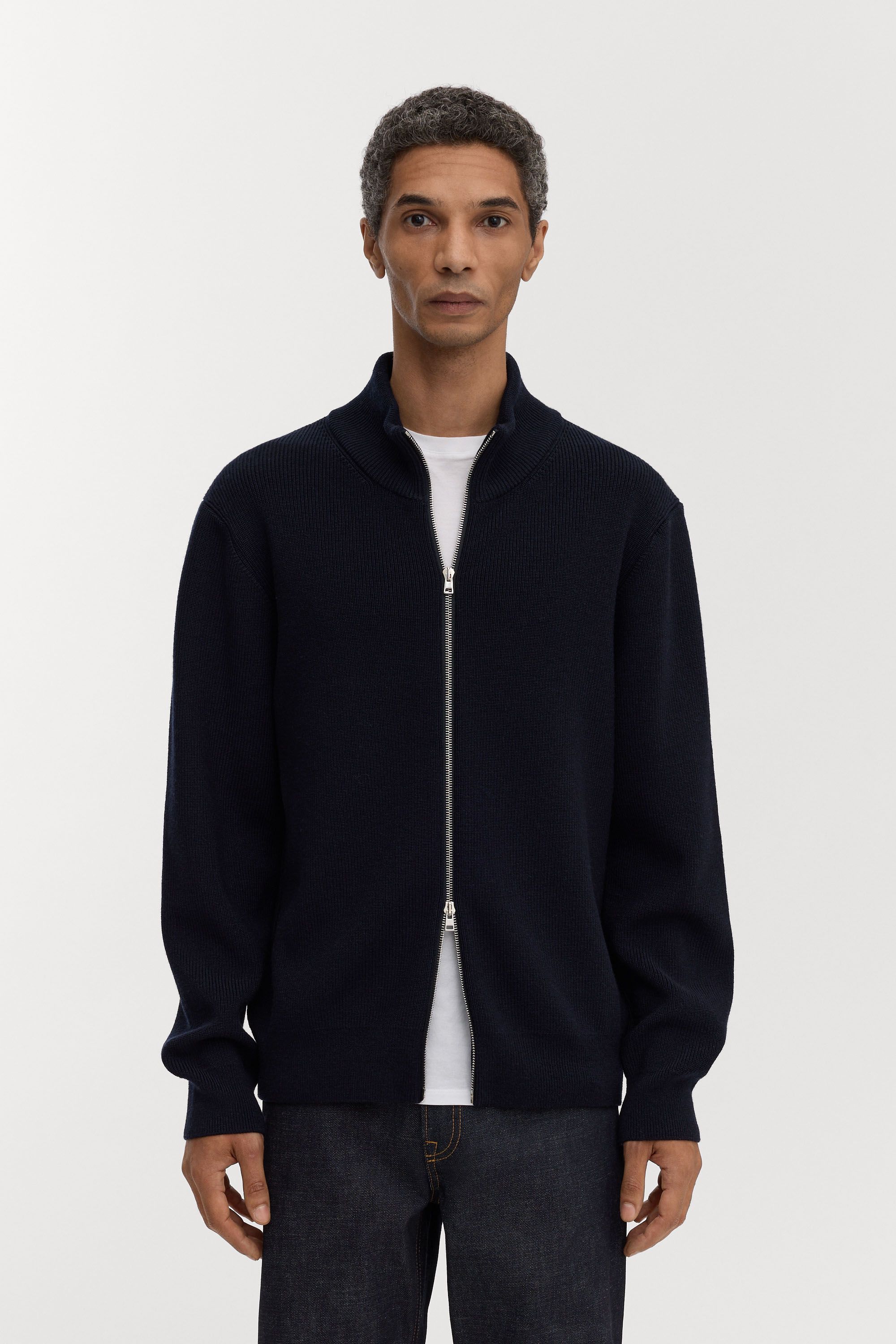 Image number 2 of The Merino Zip Cardigan - Coming Soon
