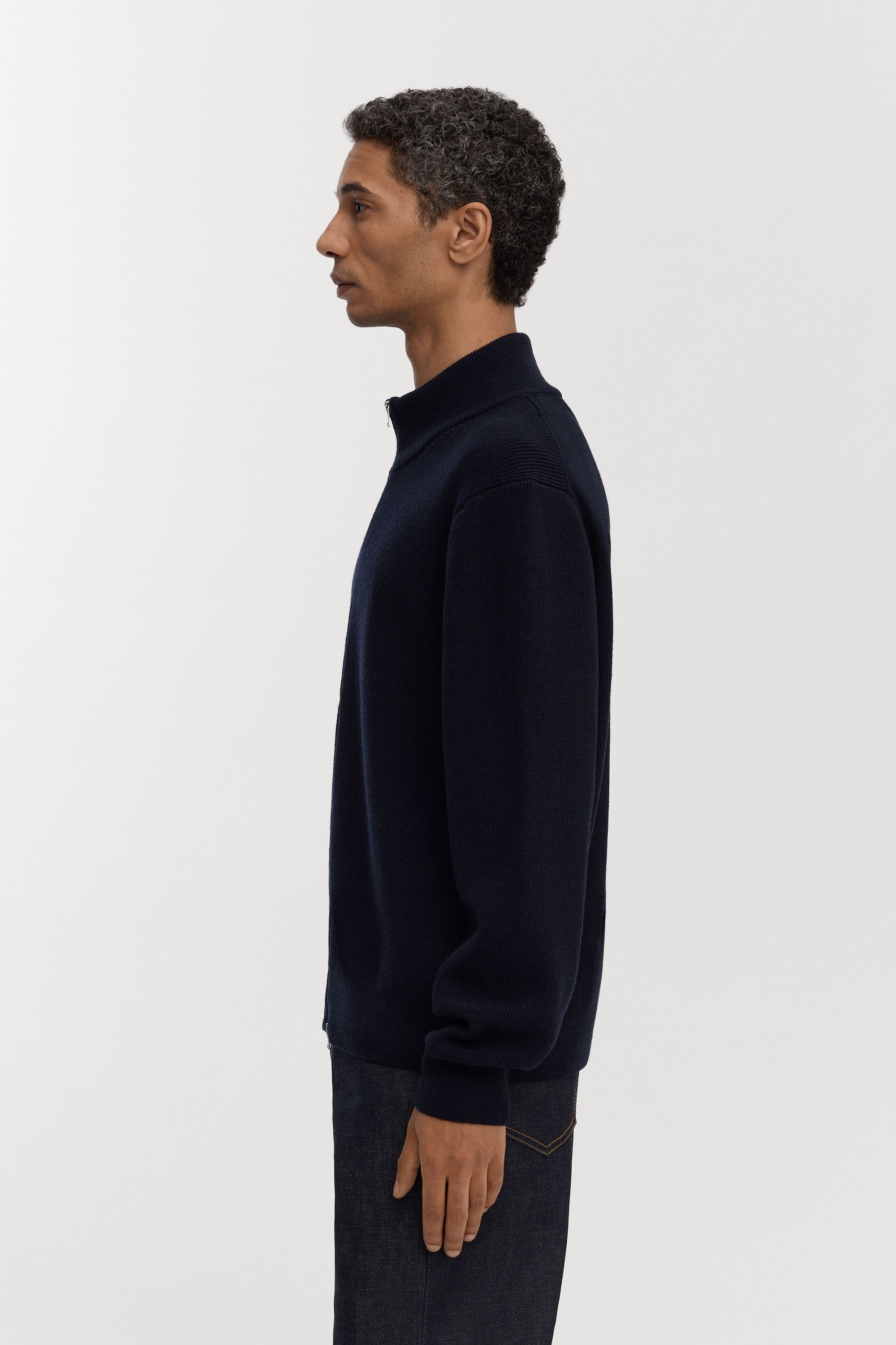 Image number 3 of The Merino Zip Cardigan - Coming Soon