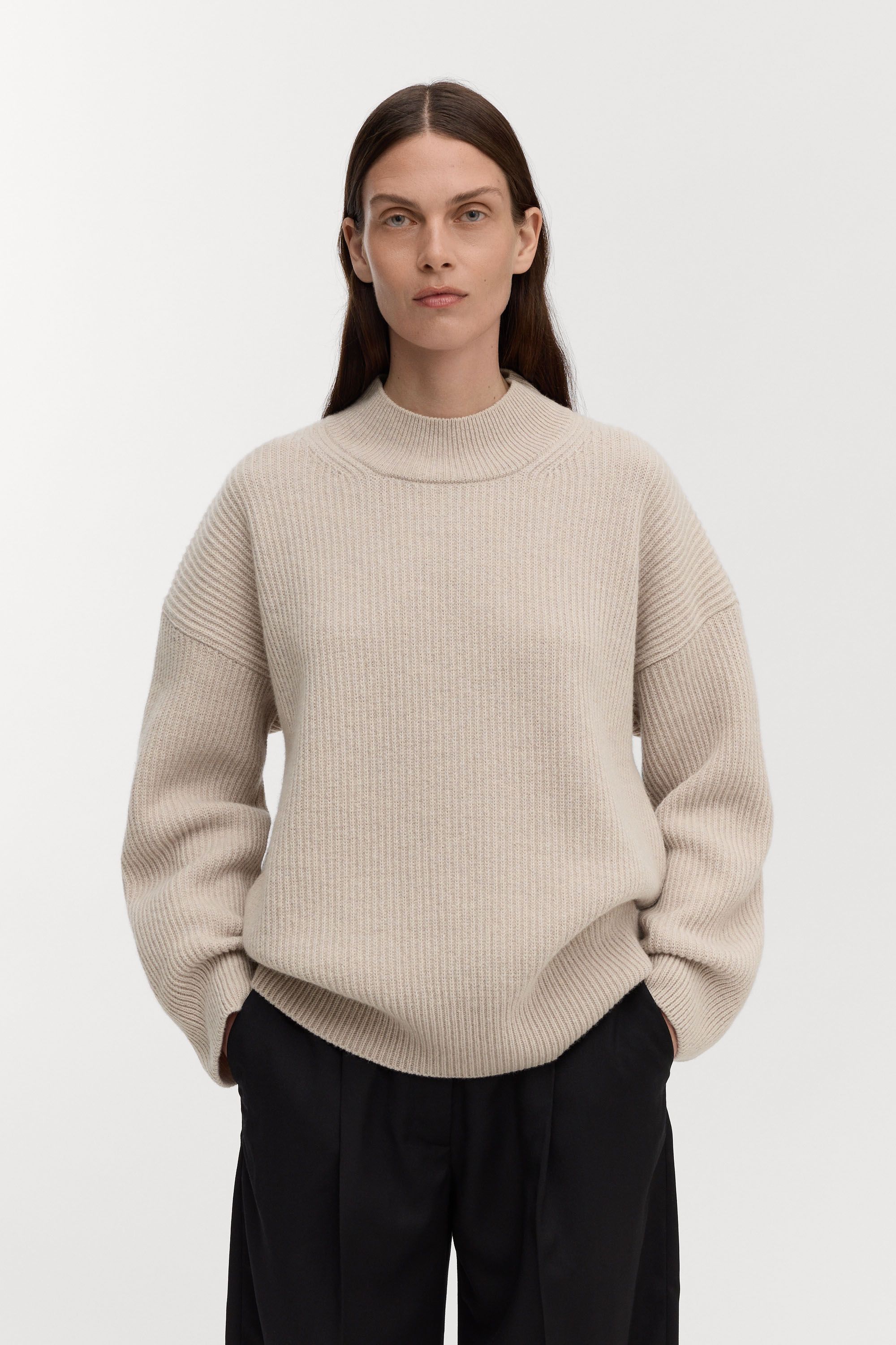Image number 2 of The Mock Neck Sweater - Coming Soon
