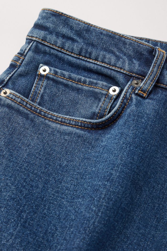 5-pocket design with custom hardware from Berning, Germany
