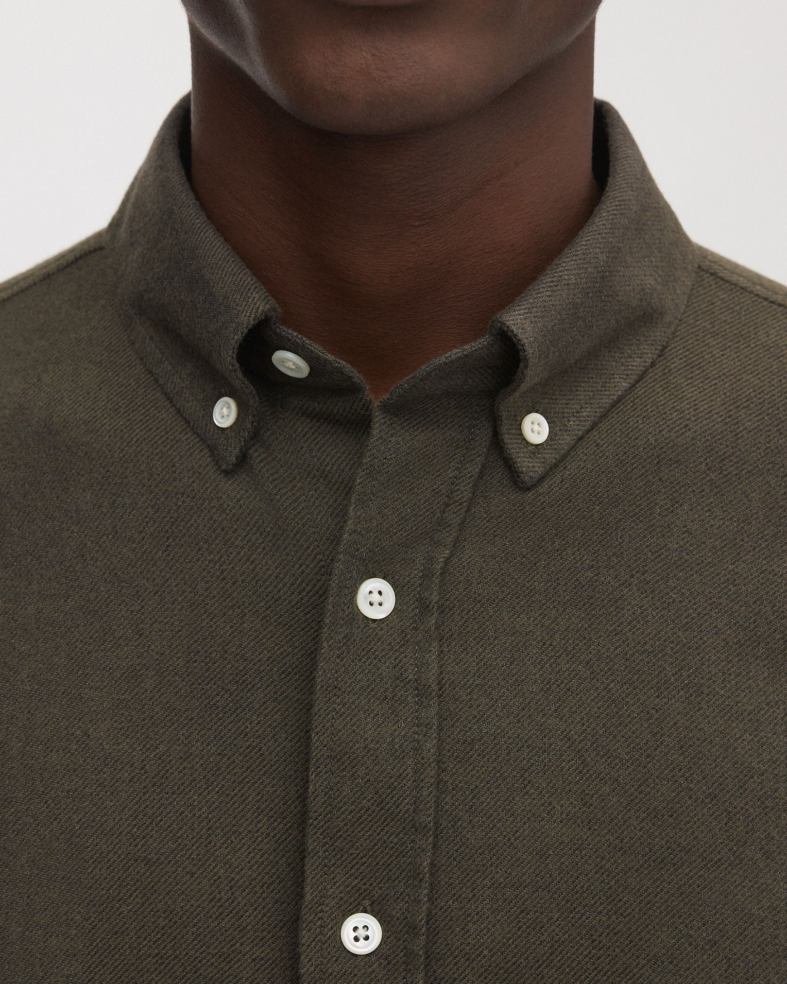 Button down collar