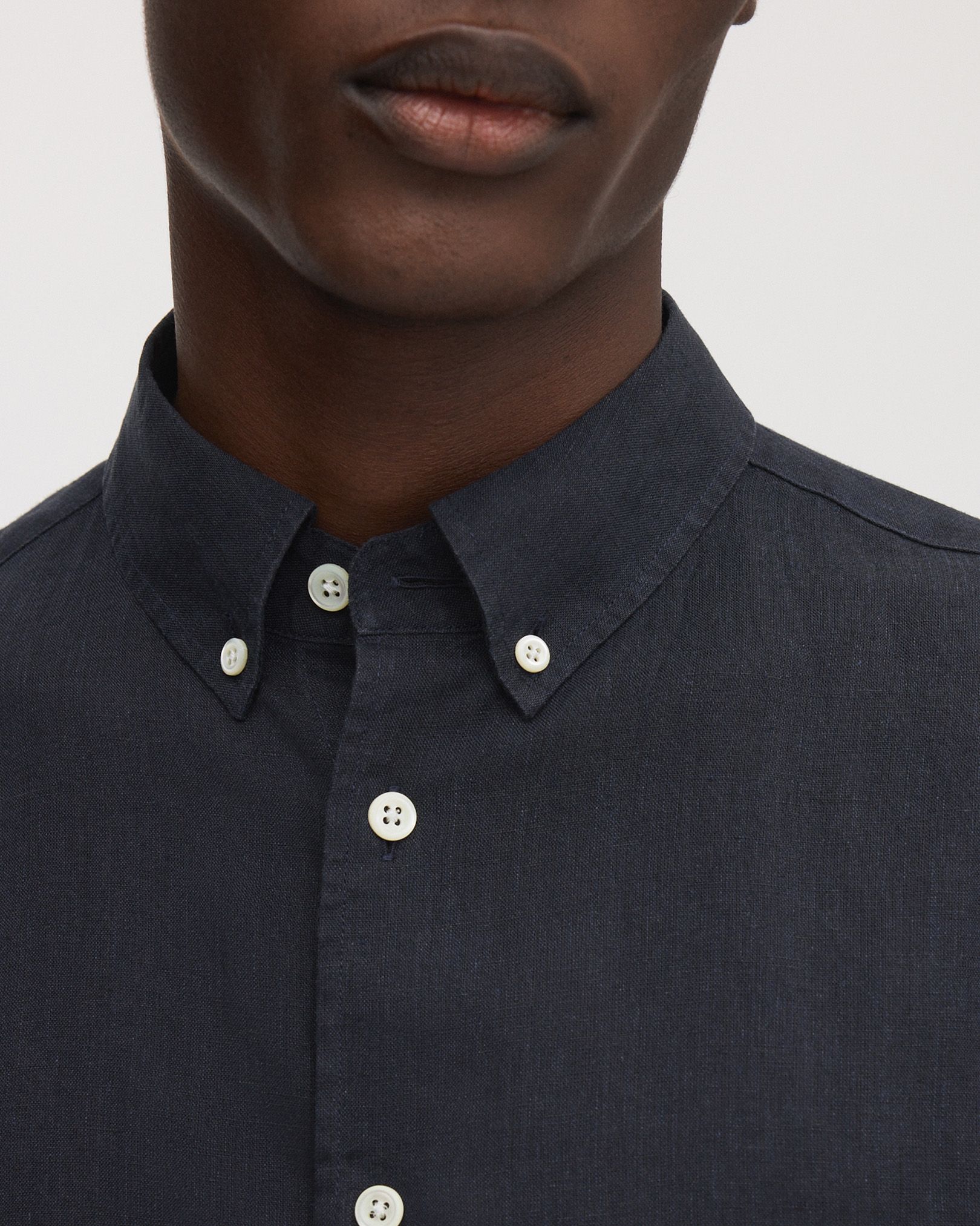 Button down collar