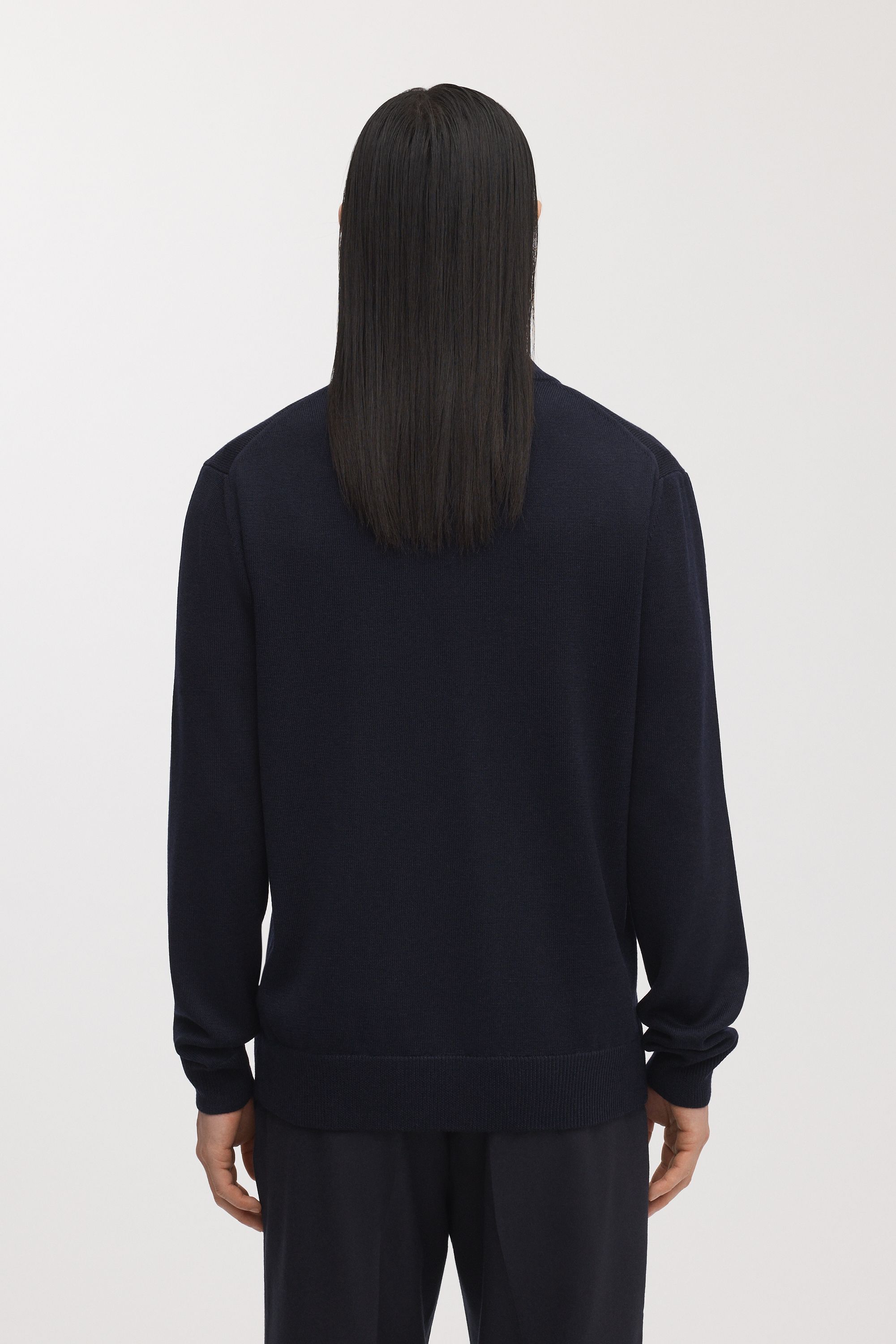 Image number 4 of The Merino Half Zip Sweater