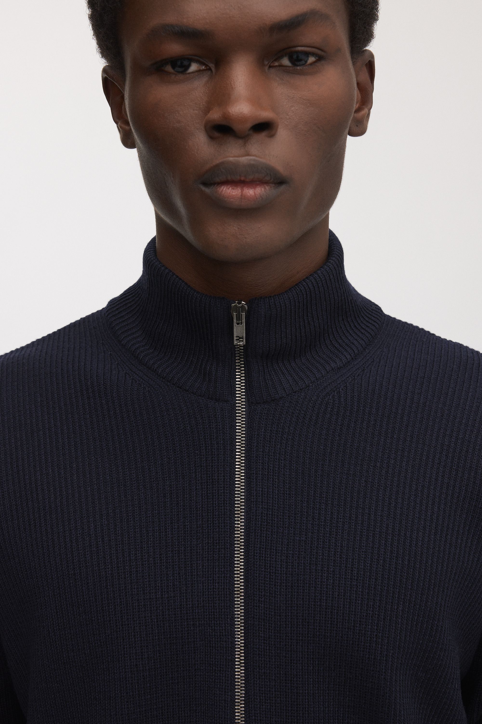 Image number 5 of The Merino Zip Cardigan