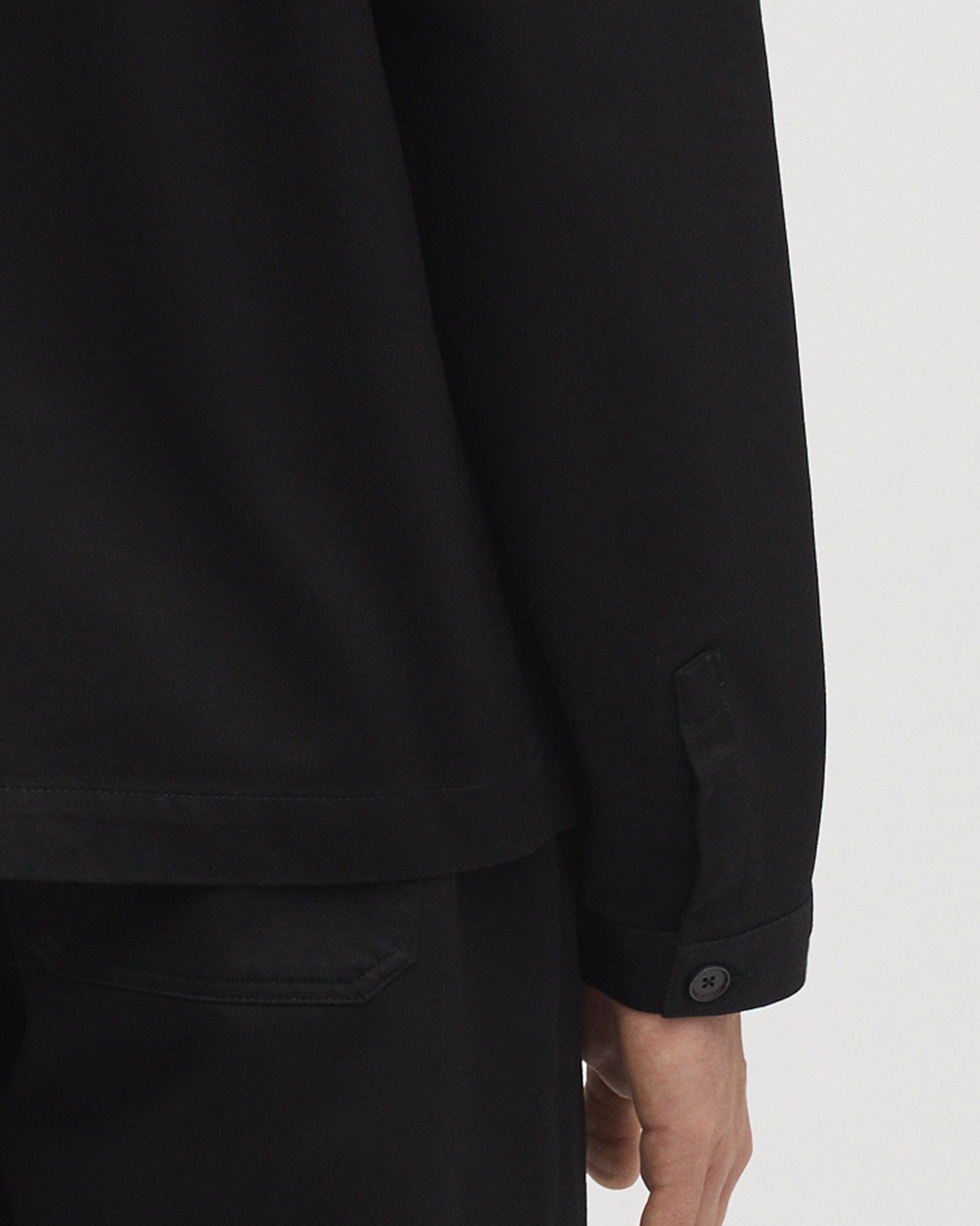 Welted back, side and sleeve seams