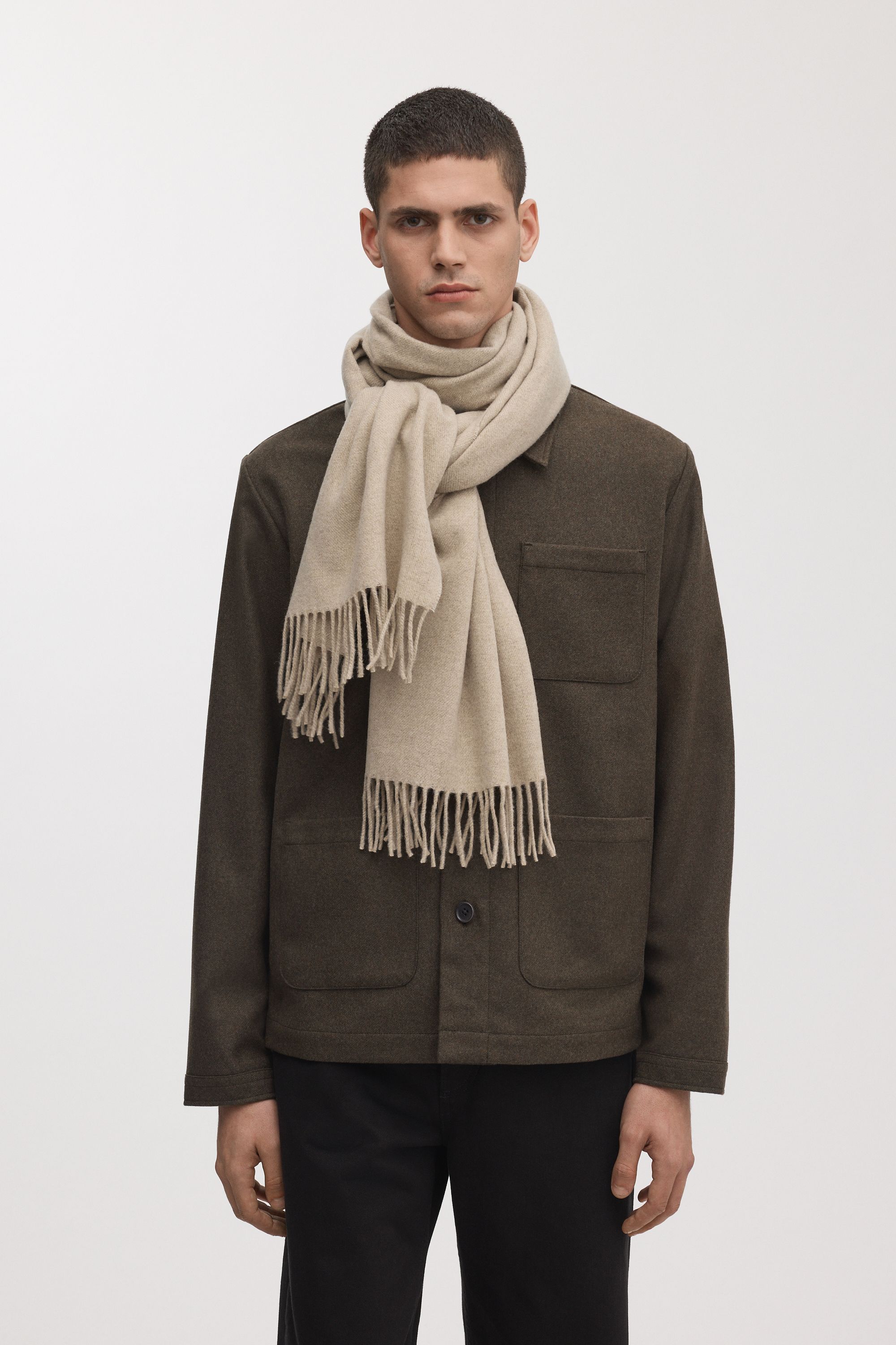 Image number 1 of The Oversized Cashmere Wool Scarf
