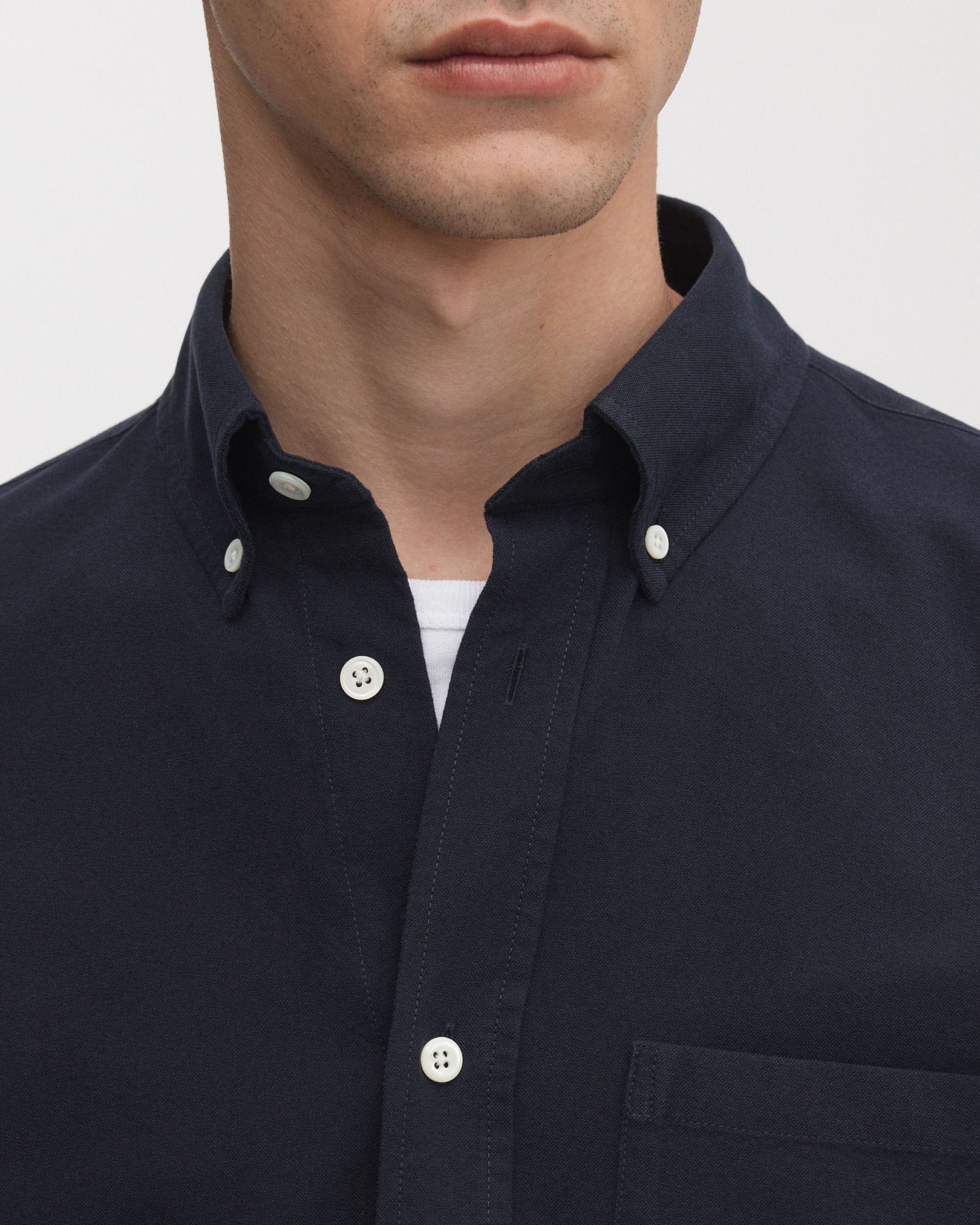 Button down collar