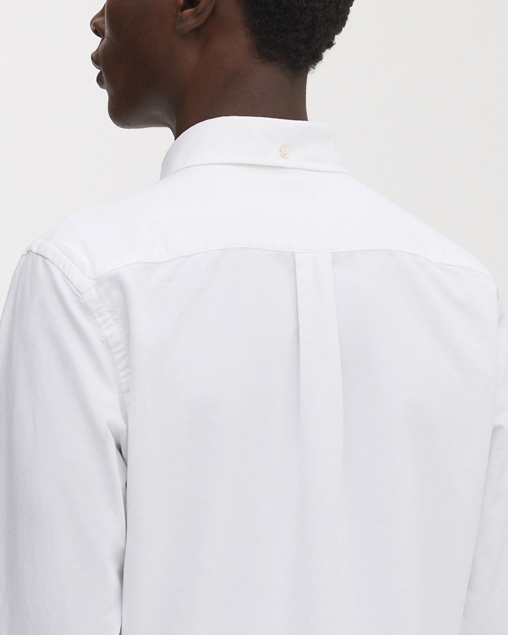 Box pleat at back for freedom of movement