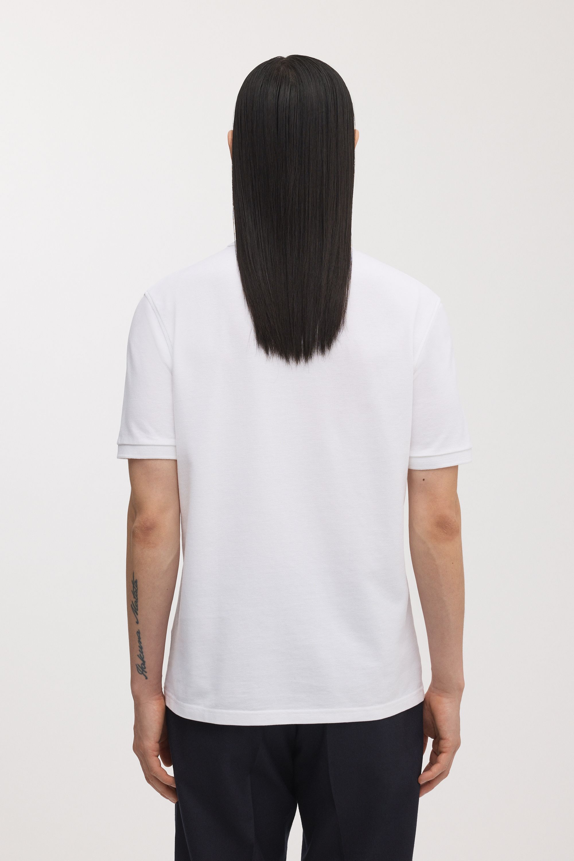 White Pique Polo | Organic Cotton | Asket