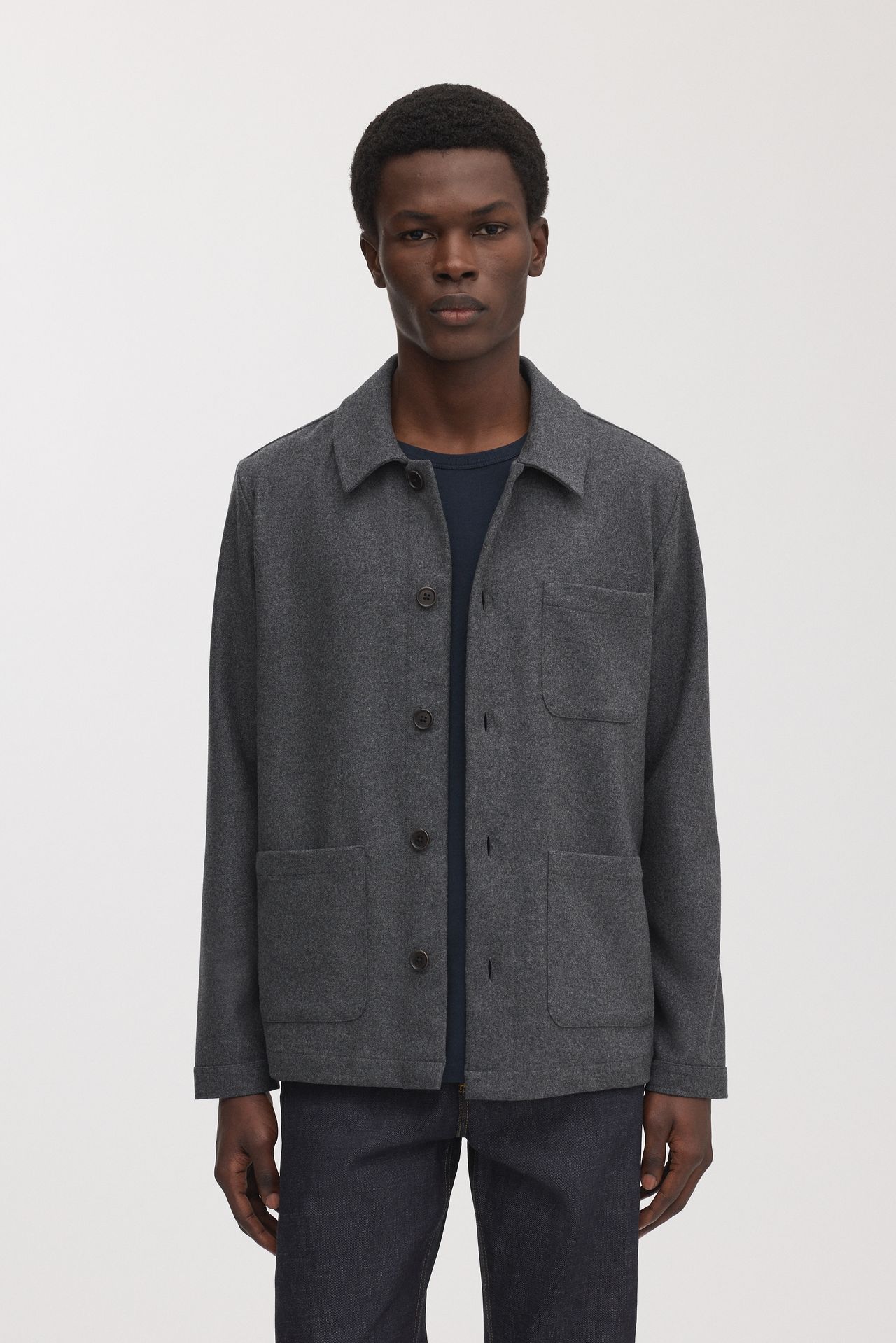 Picture of The Recycled Wool Overshirt - Men's