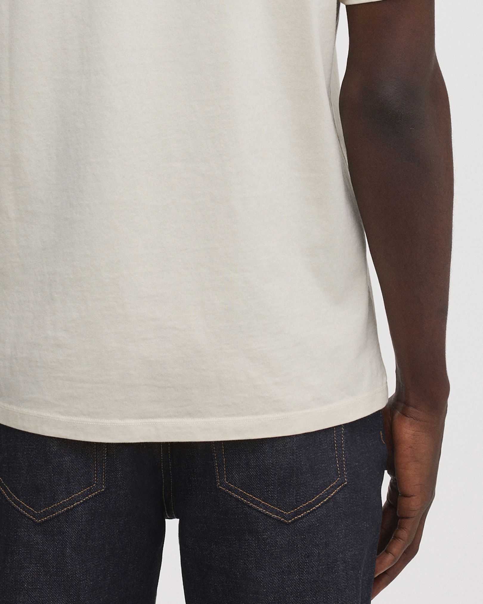 Twin needle stitched hems