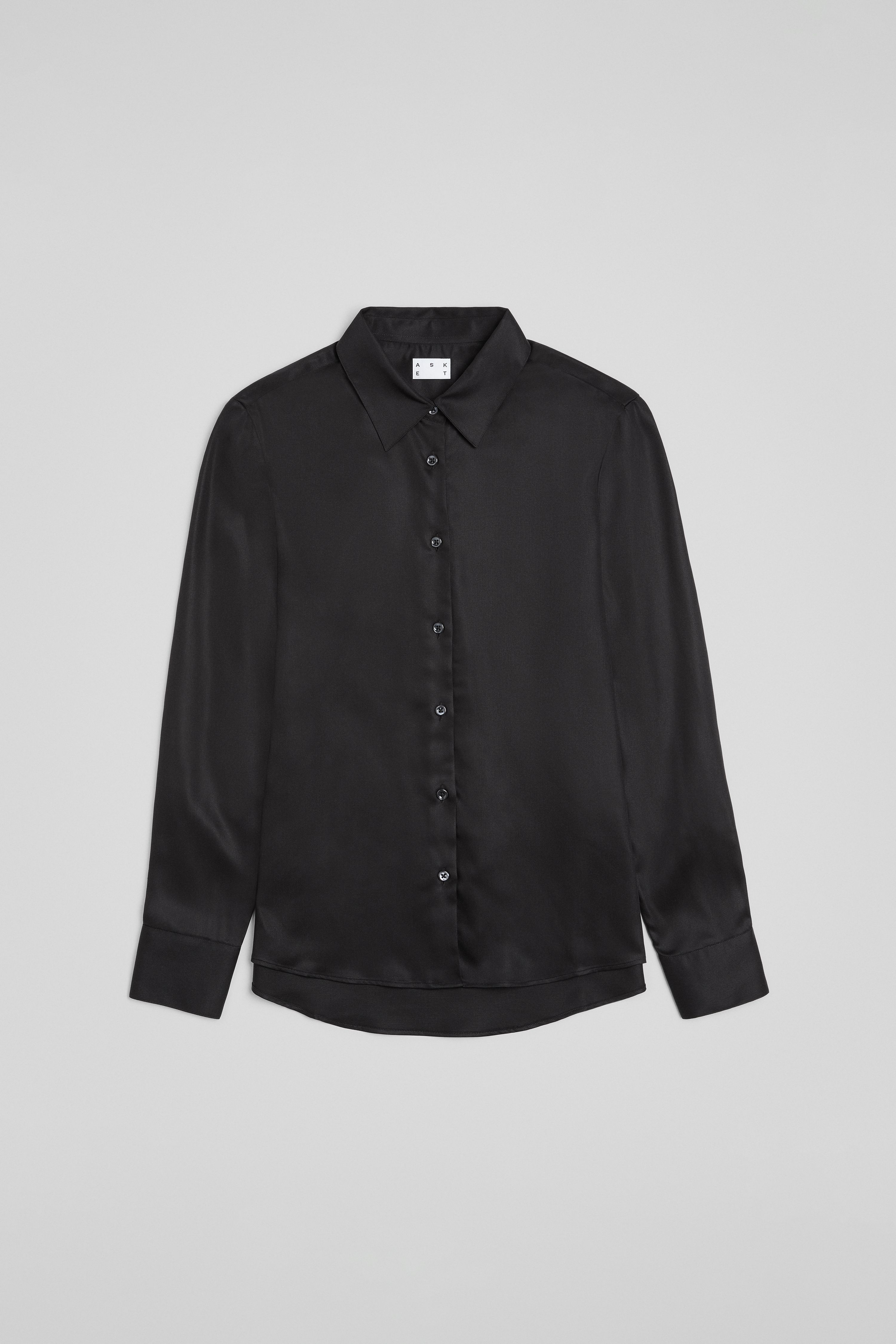 Black Lyocell Shirt | Tencell™ Lyocell | Asket