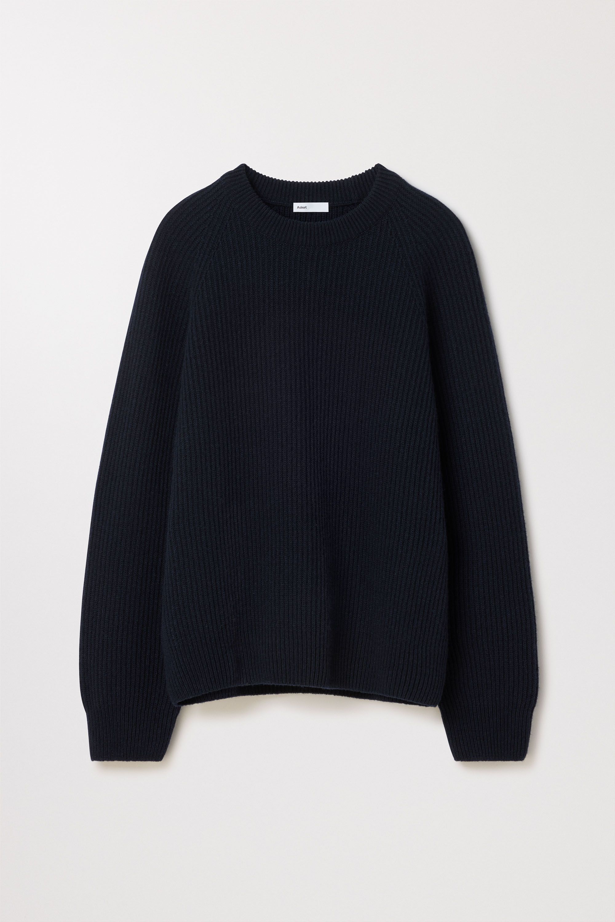 Men's Dark Navy Heavy Wool Sweater