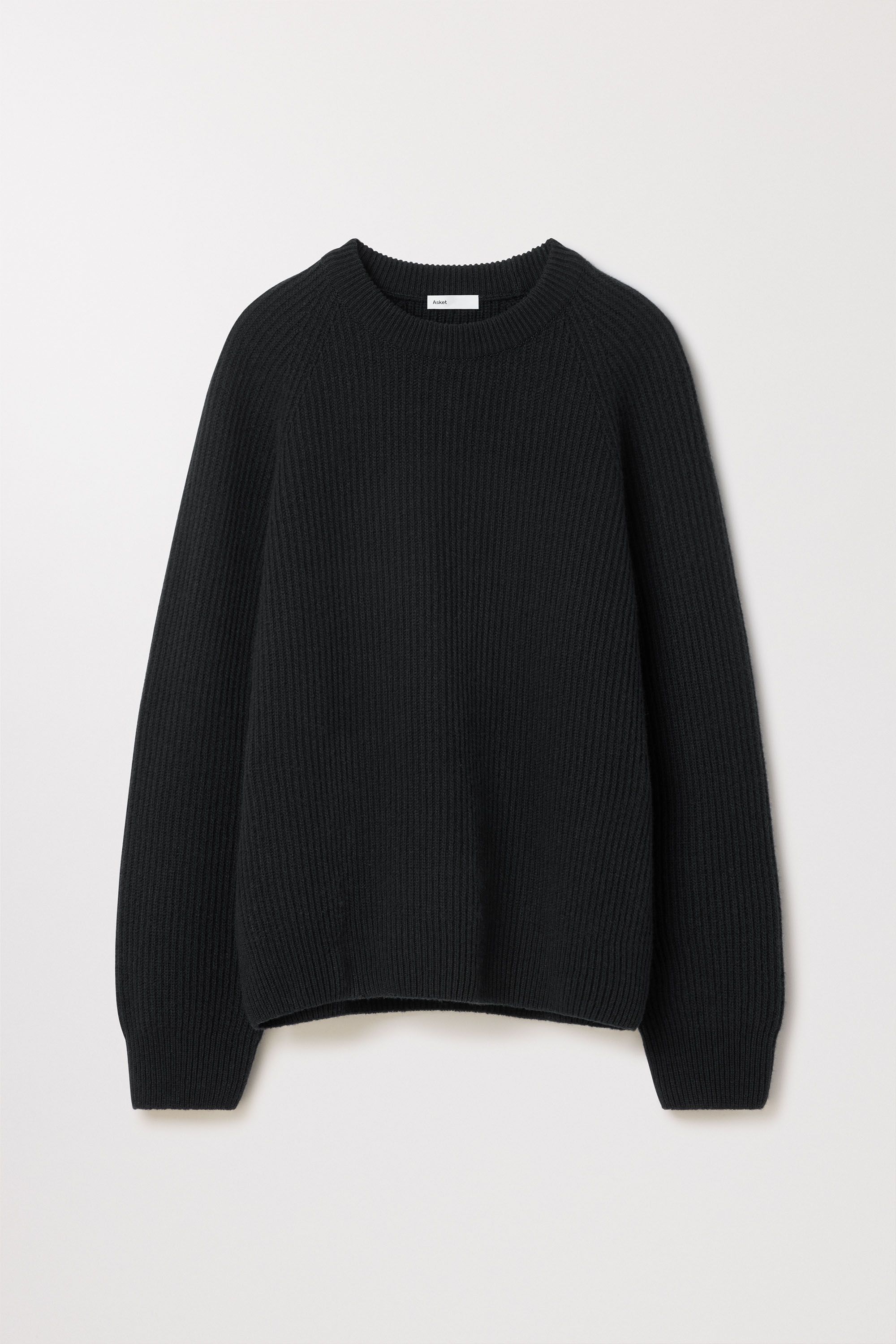 Men's Black Heavy Wool Sweater