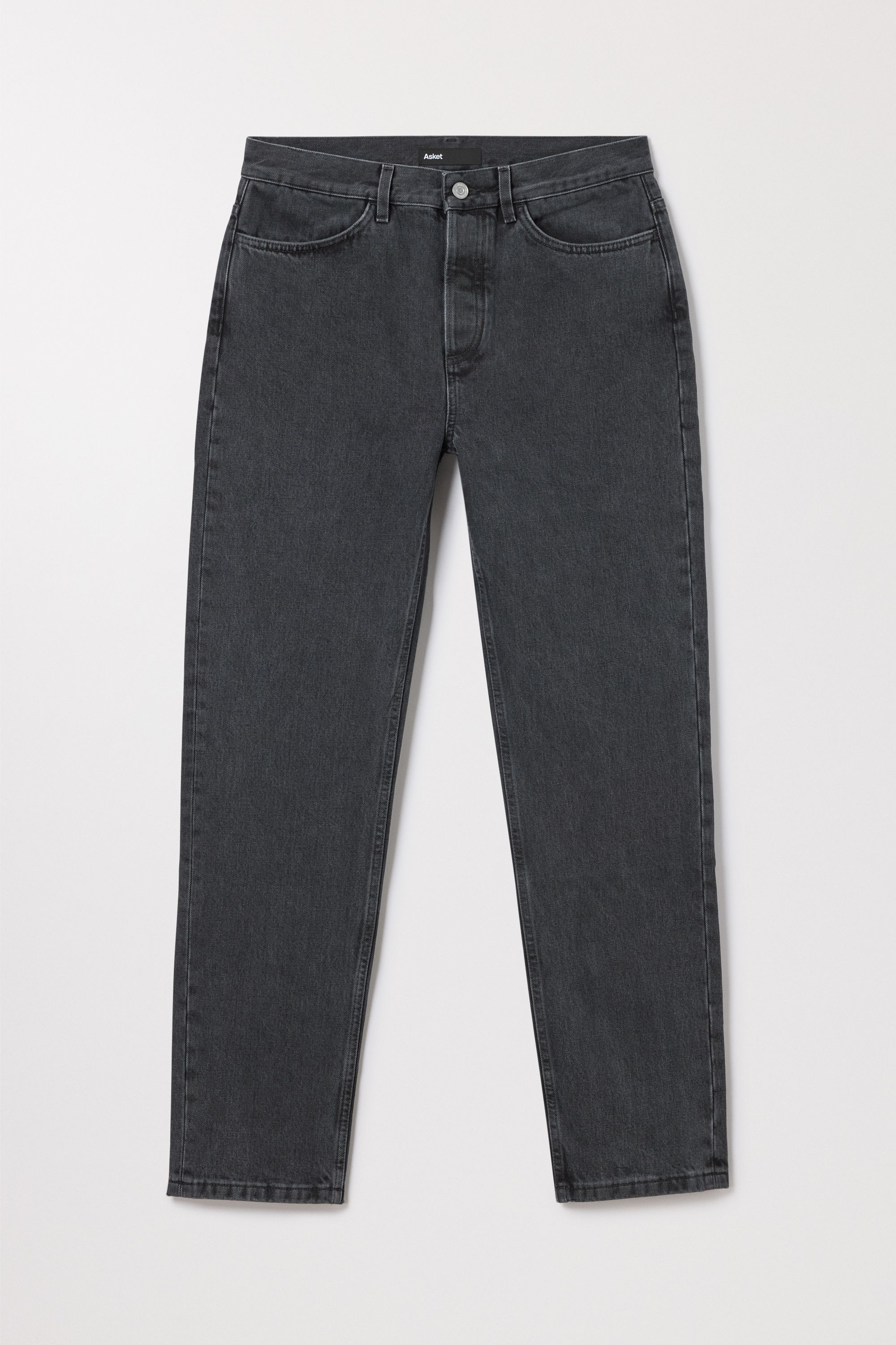 Amswan Premium Men'S Grey Dirty Wash Classic Fit Jeans