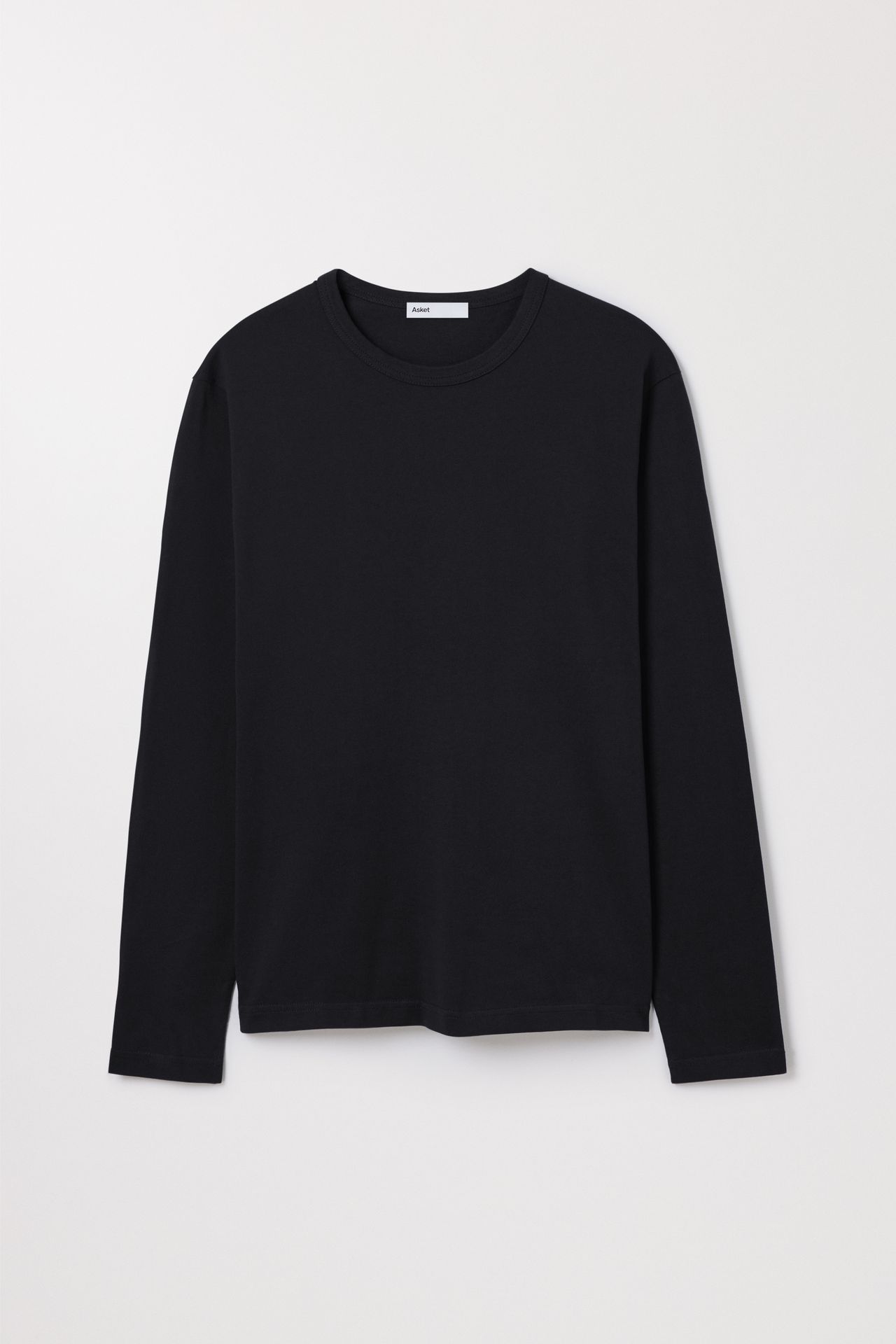 Asket  Long Sleeve T-Shirt Black - Men