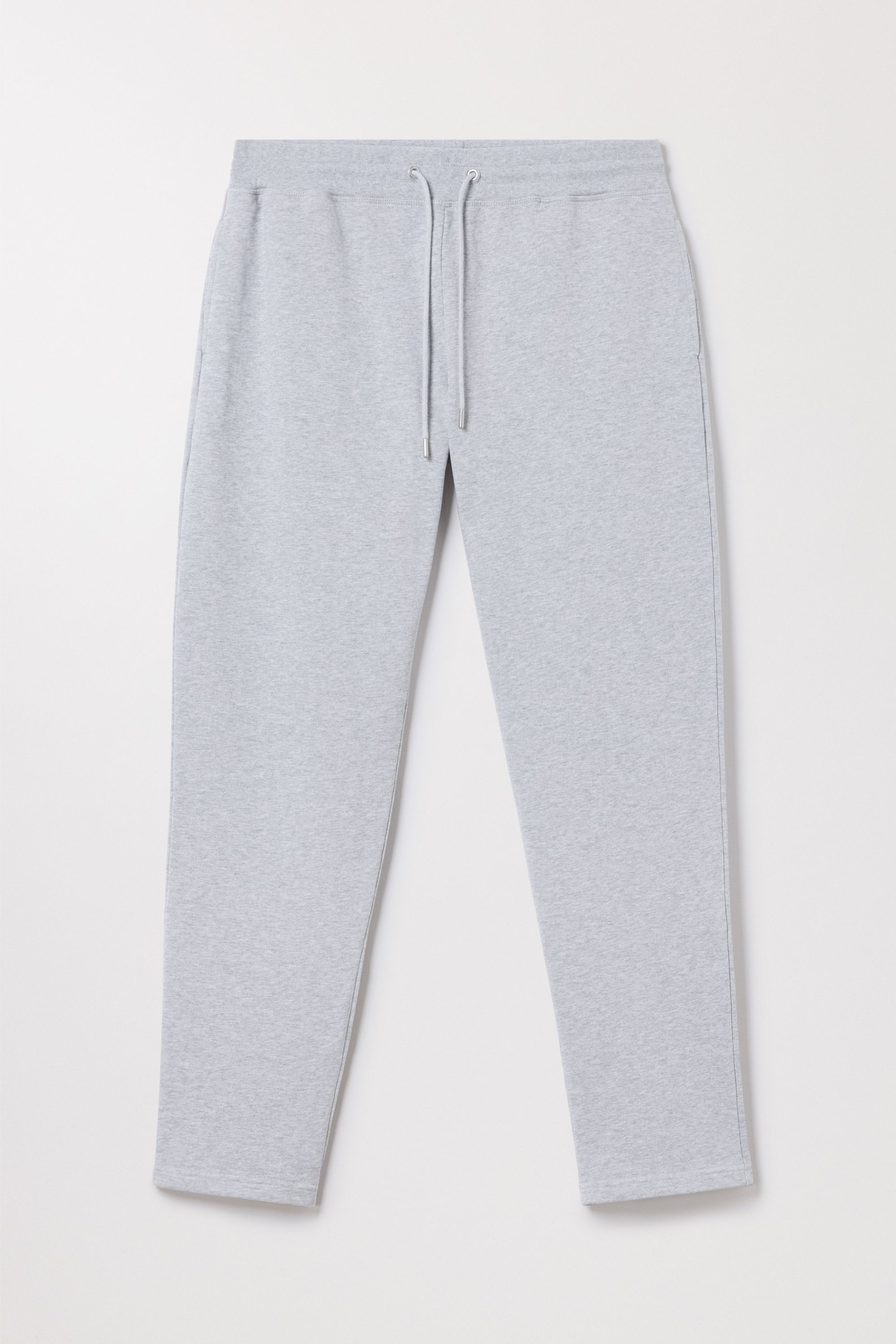 Grey Melange Sweatpants 100% Organic Cotton Asket