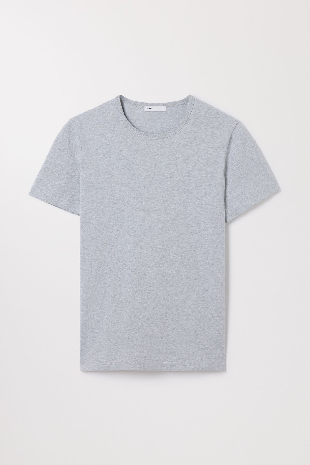Asket  T-Shirt Grey Melange - Men