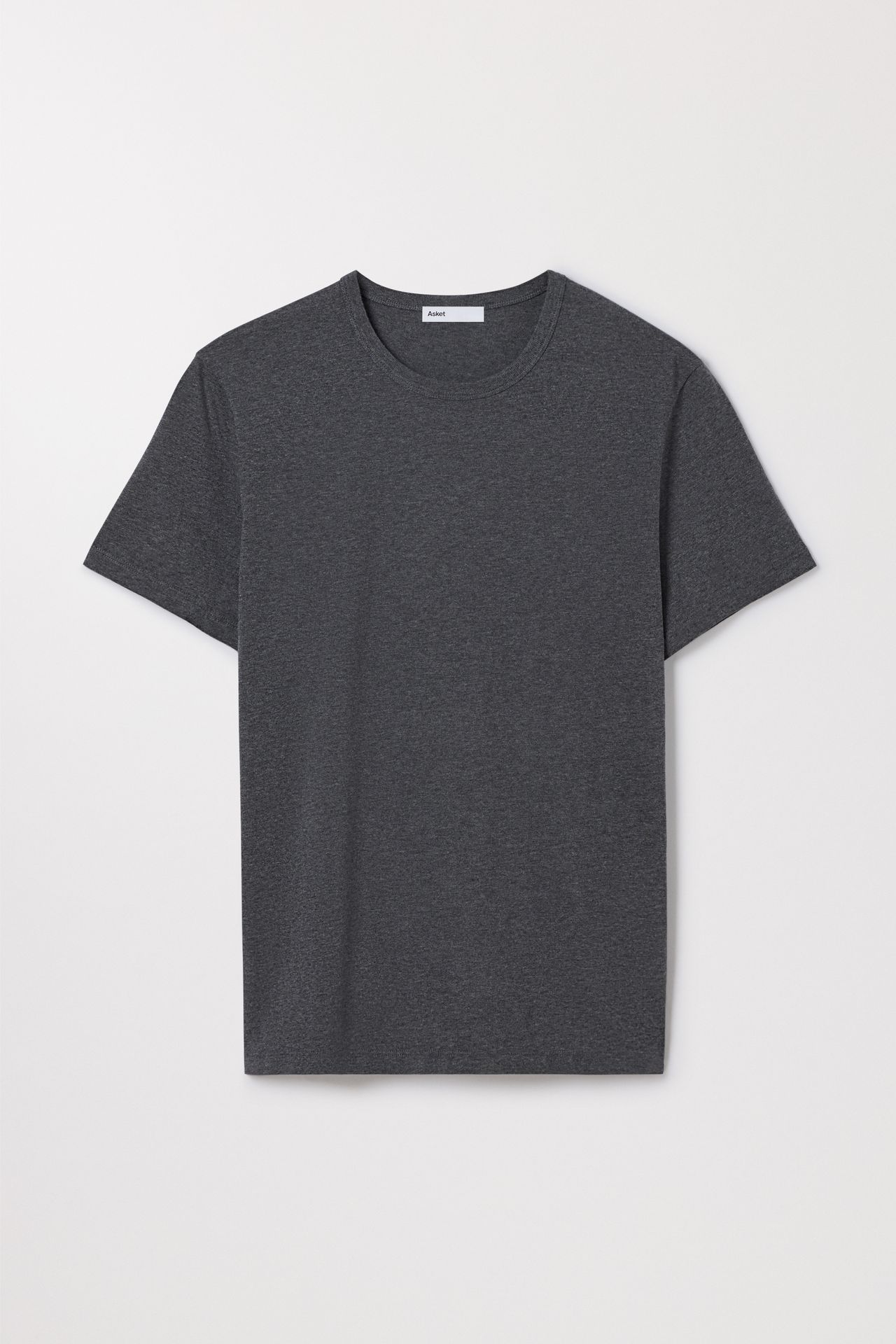 Asket  T-Shirt Charcoal Melange - Men
