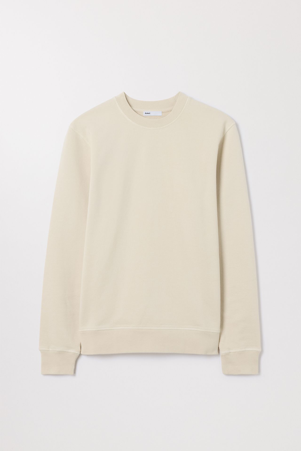 Asket  Sweatshirt Off White - Men