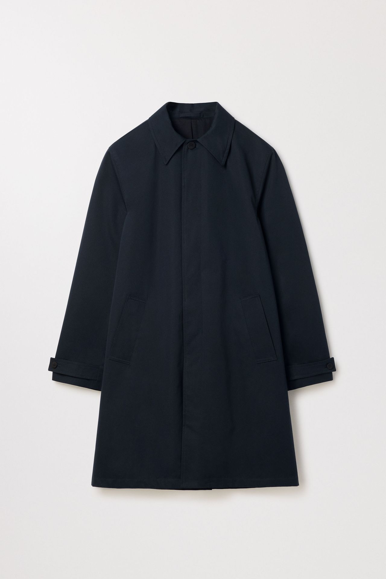 Asket Car Coat Dark Navy - Men