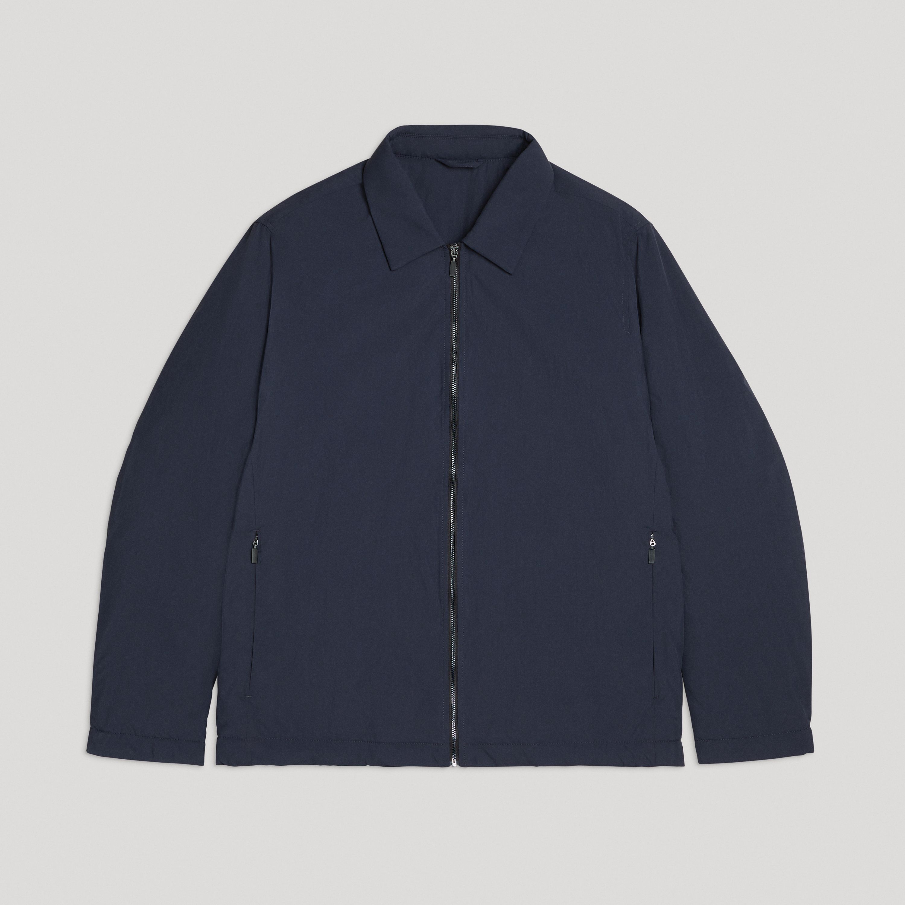 Dark Navy Zip Jacket | Recycled Nylon & Primaloft | Asket Dark Navy Zip Jacket | Recycled Nylon & Primaloft | Asket