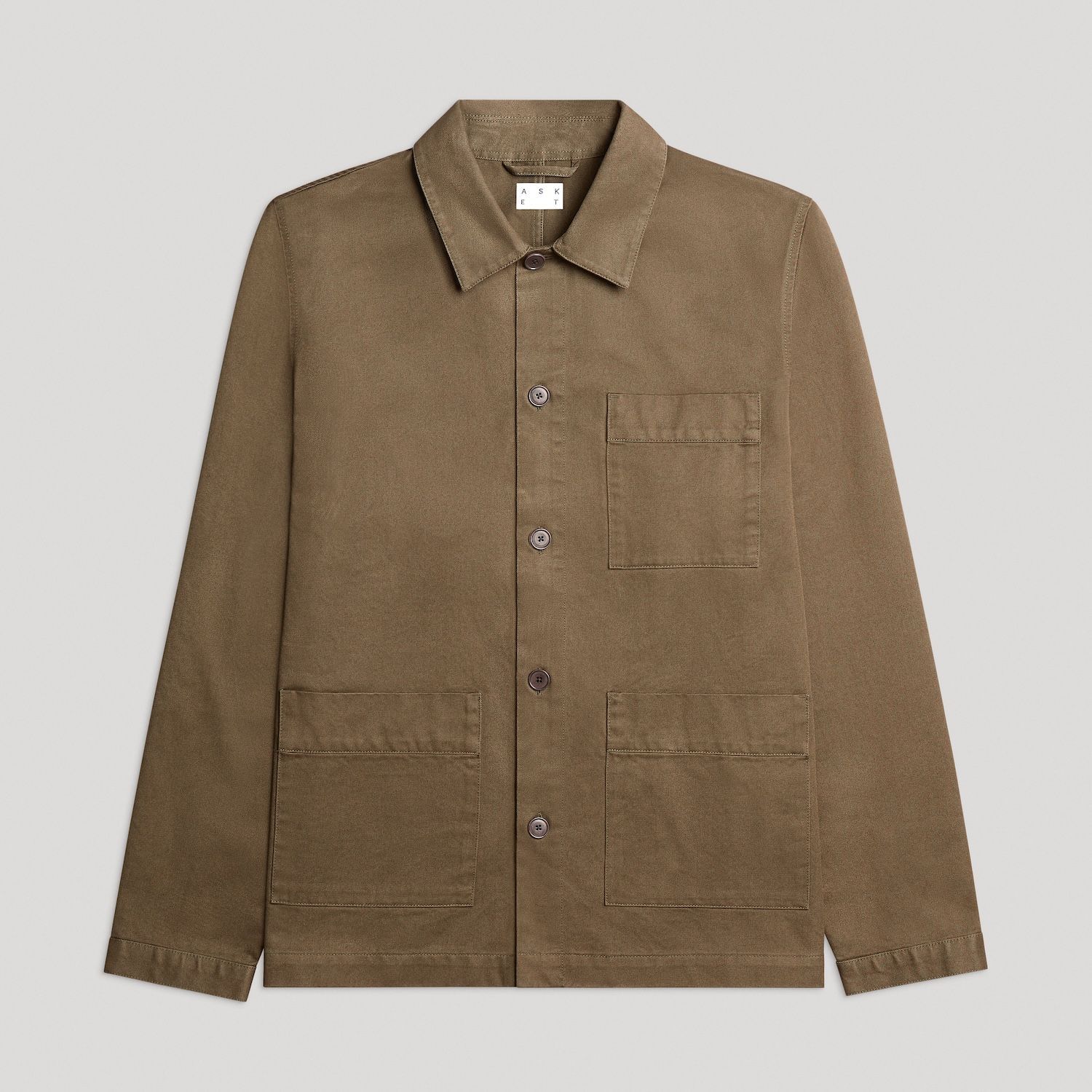 Black Overshirt | Organic Cotton Fine Twill | Asket Black Overshirt | Organic Cotton Fine Twill | Asket