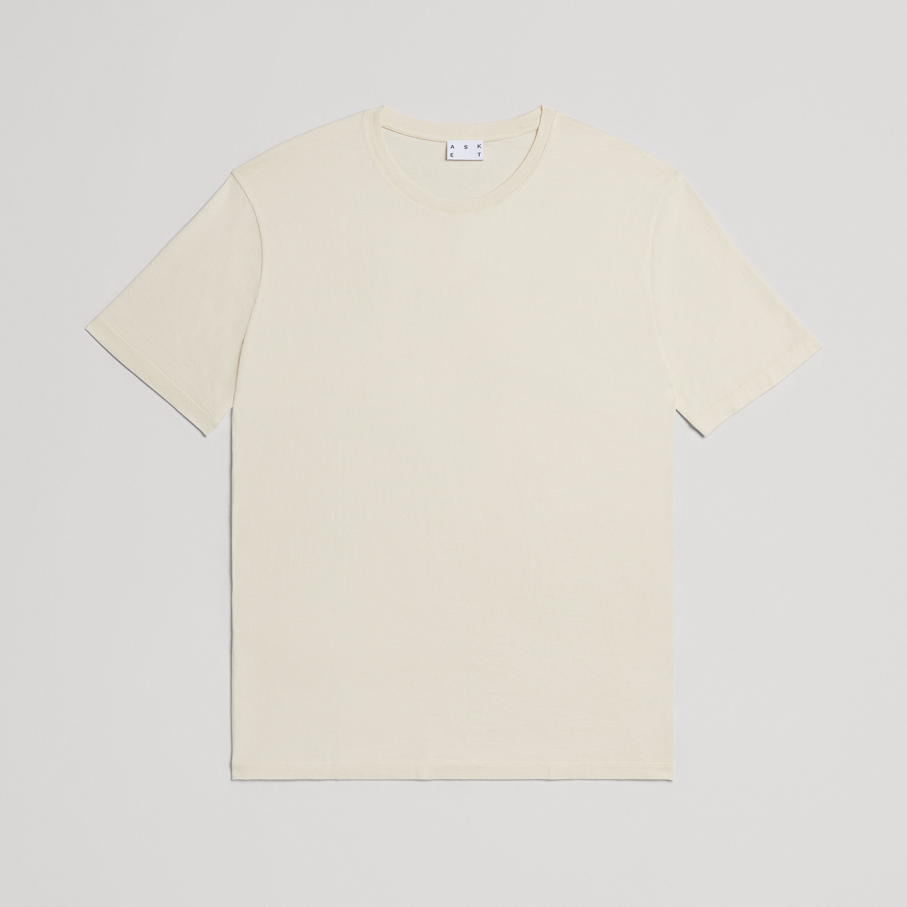 Off White Lightweight T-Shirt | ELS Cotton Crewneck | Asket Off White Lightweight T-Shirt | ELS Cotton Crewneck | Asket