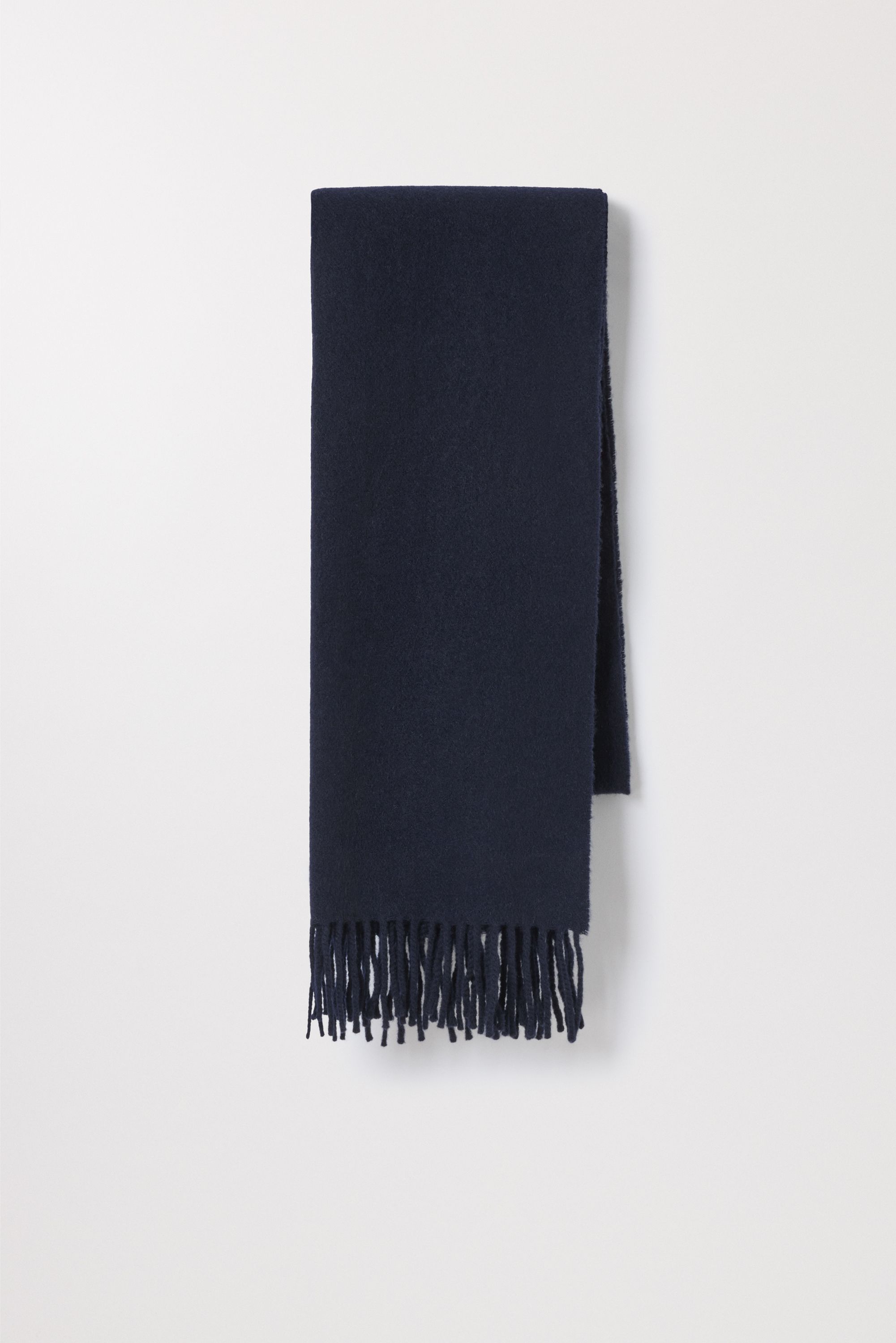 Cashwool neck scarf- Navy main image 0